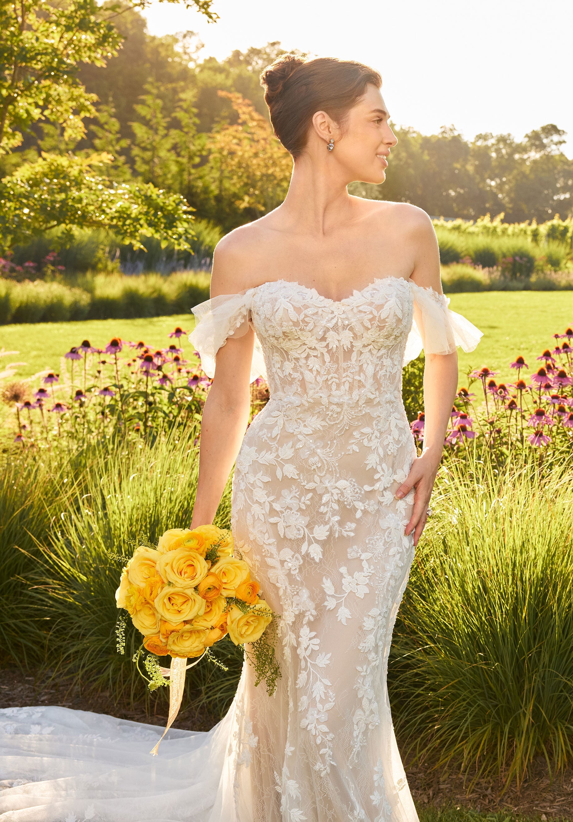 morilee-stormi-brautkleid-fit-flare-mit-3d-spitze-und-abnehmbaren-rmeln image 6