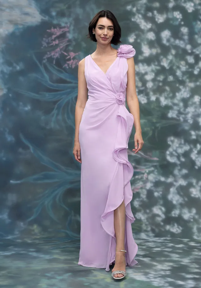 morilee-abendkleid-chiffon-mit-3d-blumen-und-r-schen image 1