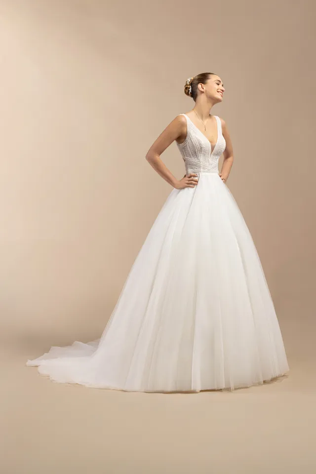 eglantine-ballerine-brautkleid-ivoire-wei-gr-34-74 image 1