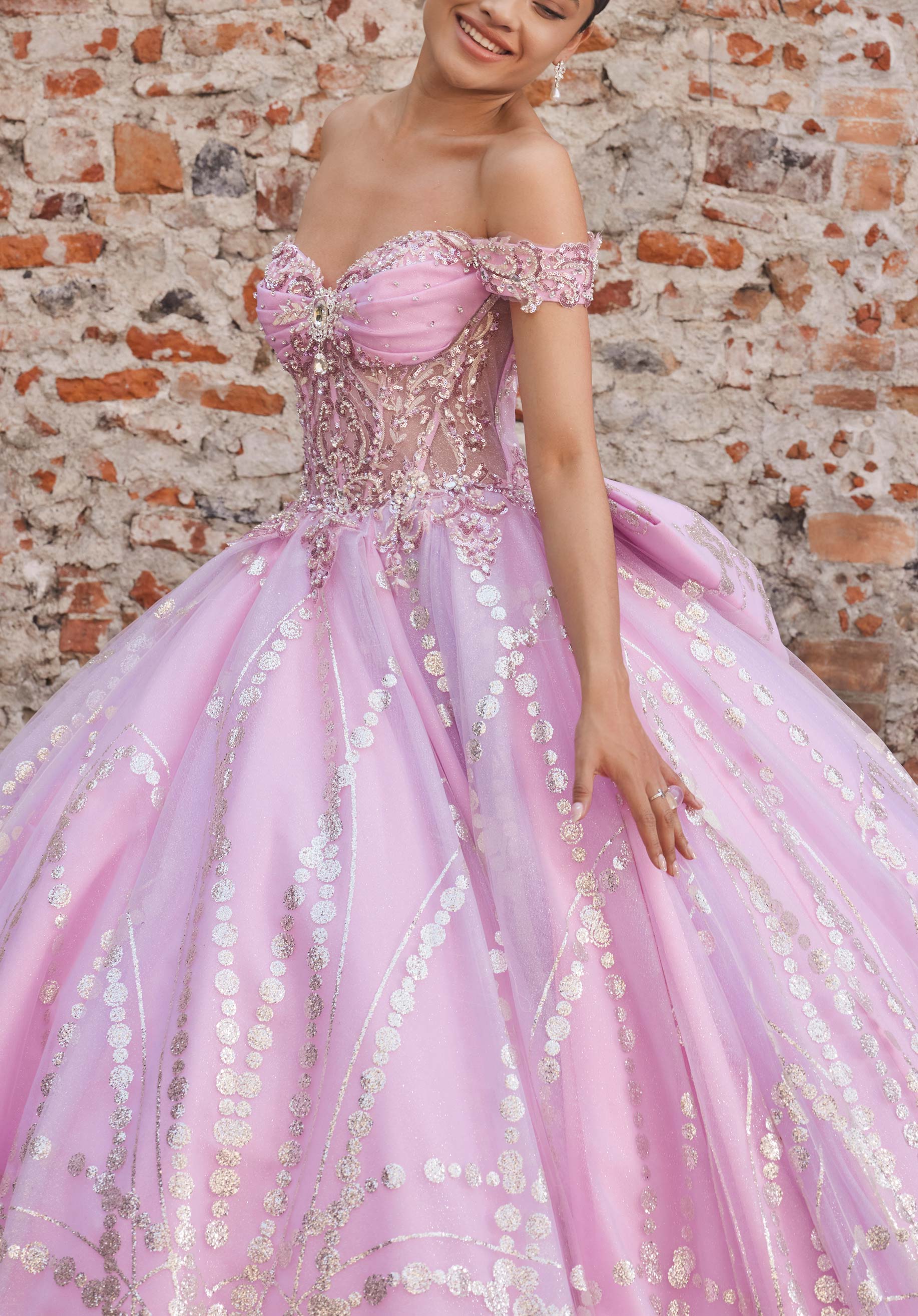 morilee-antonia-quincea-era-prinzessinnenkleid-mit-glitzer-t-ll image 2