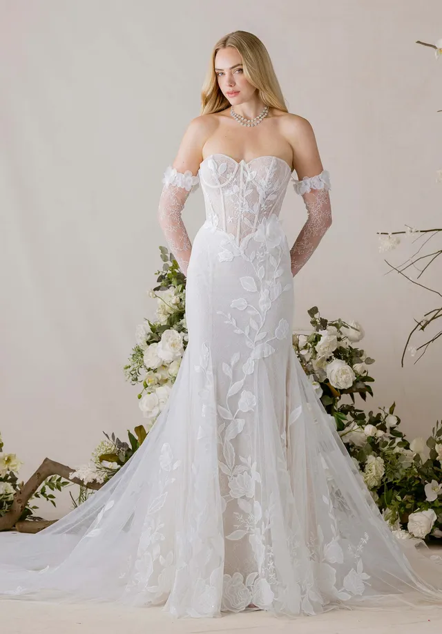 morilee-elizaveta-brautkleid-corsage-mit-sweetheart-ausschnitt-und-t-llschleppe image 1