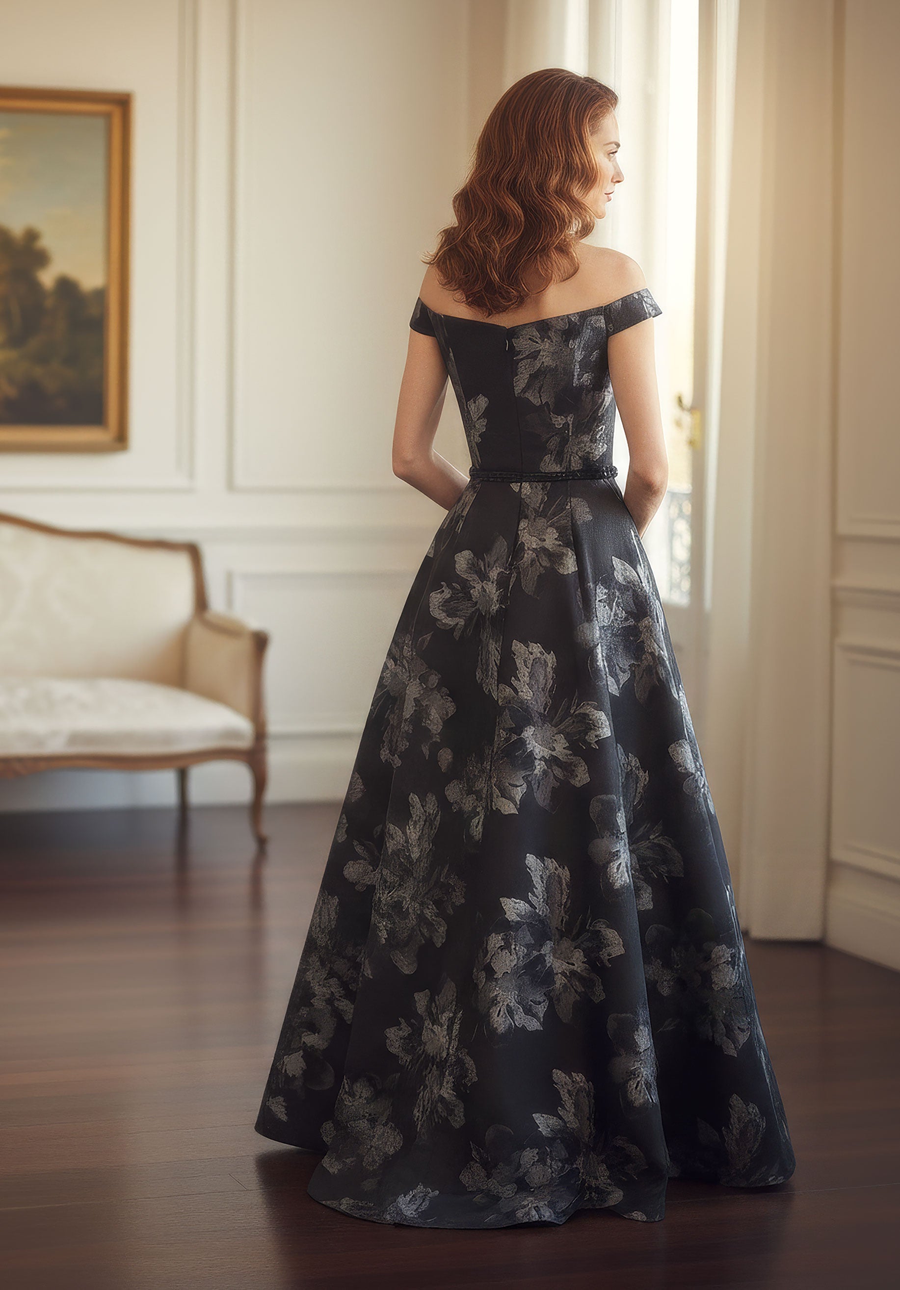 morilee-metallic-brokat-abendkleid-a-linie-mit-abnehmbarem-perlg-rtel image 3