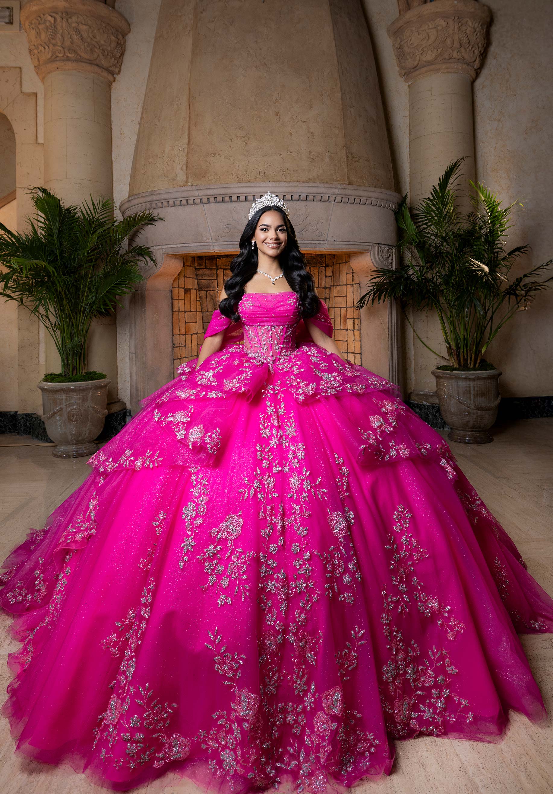 morilee-bea-quincea-era-ballkleid-glitzer-t-ll image 1