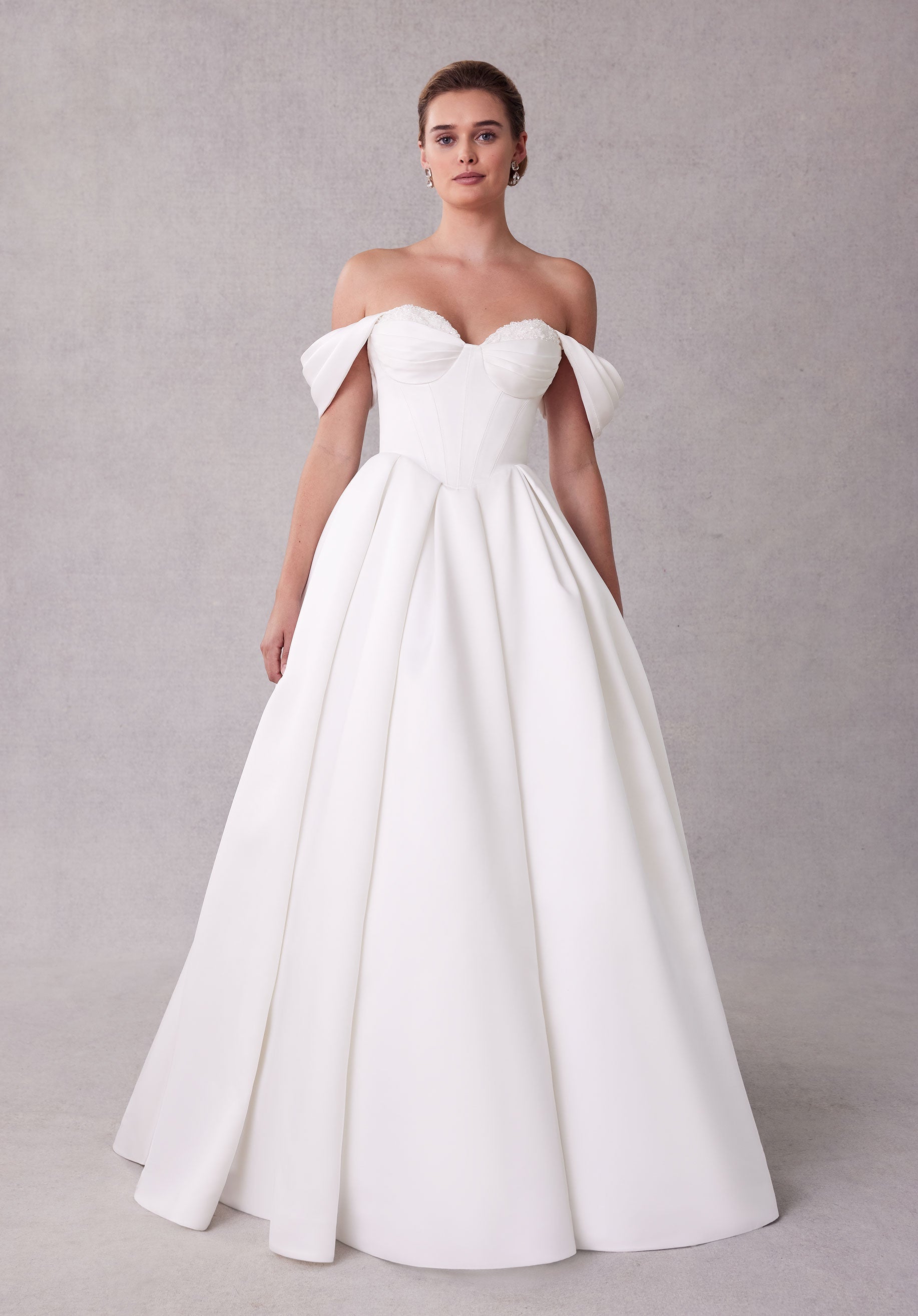 morilee-sofina-brautkleid-ballkleid-satin-korsett image 1
