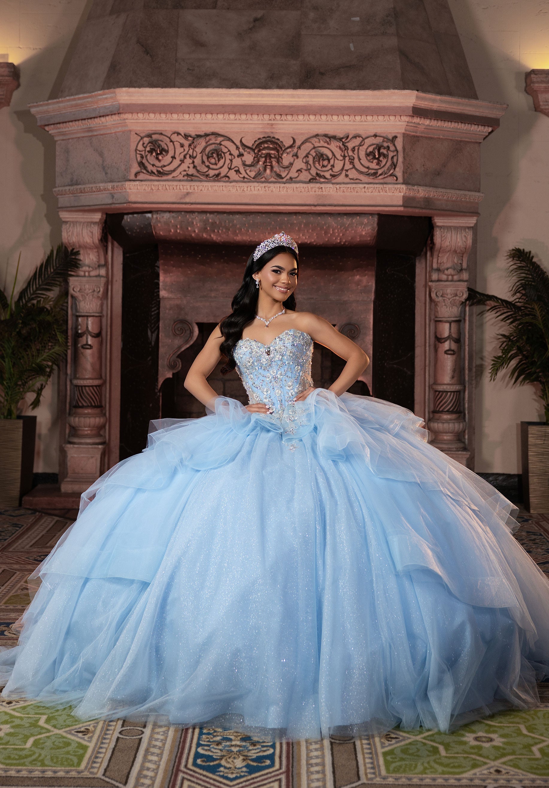 morilee-vizcaya-celemente-quincea-era-kleid-glitzer-t-ll-mit-corsage-und-abnehmb image 7
