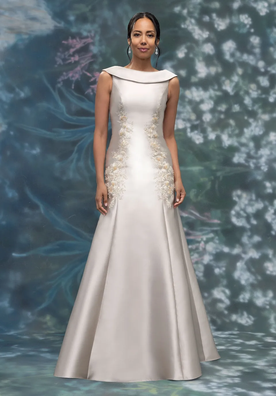 morilee-drop-waist-mikado-a-linien-abendkleid-mit-applikation image 1