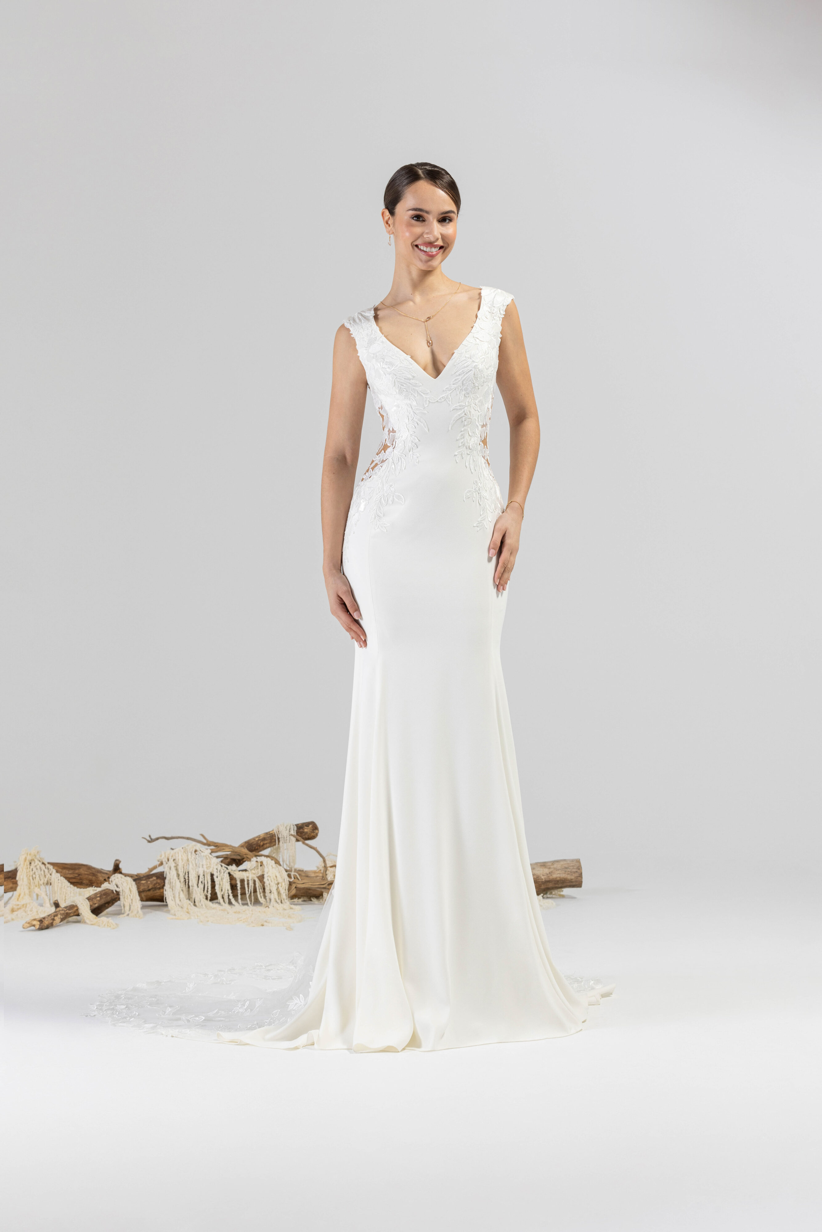 eglantine-laine-brautkleid-ivoire-wei-gr-34-74 image 1