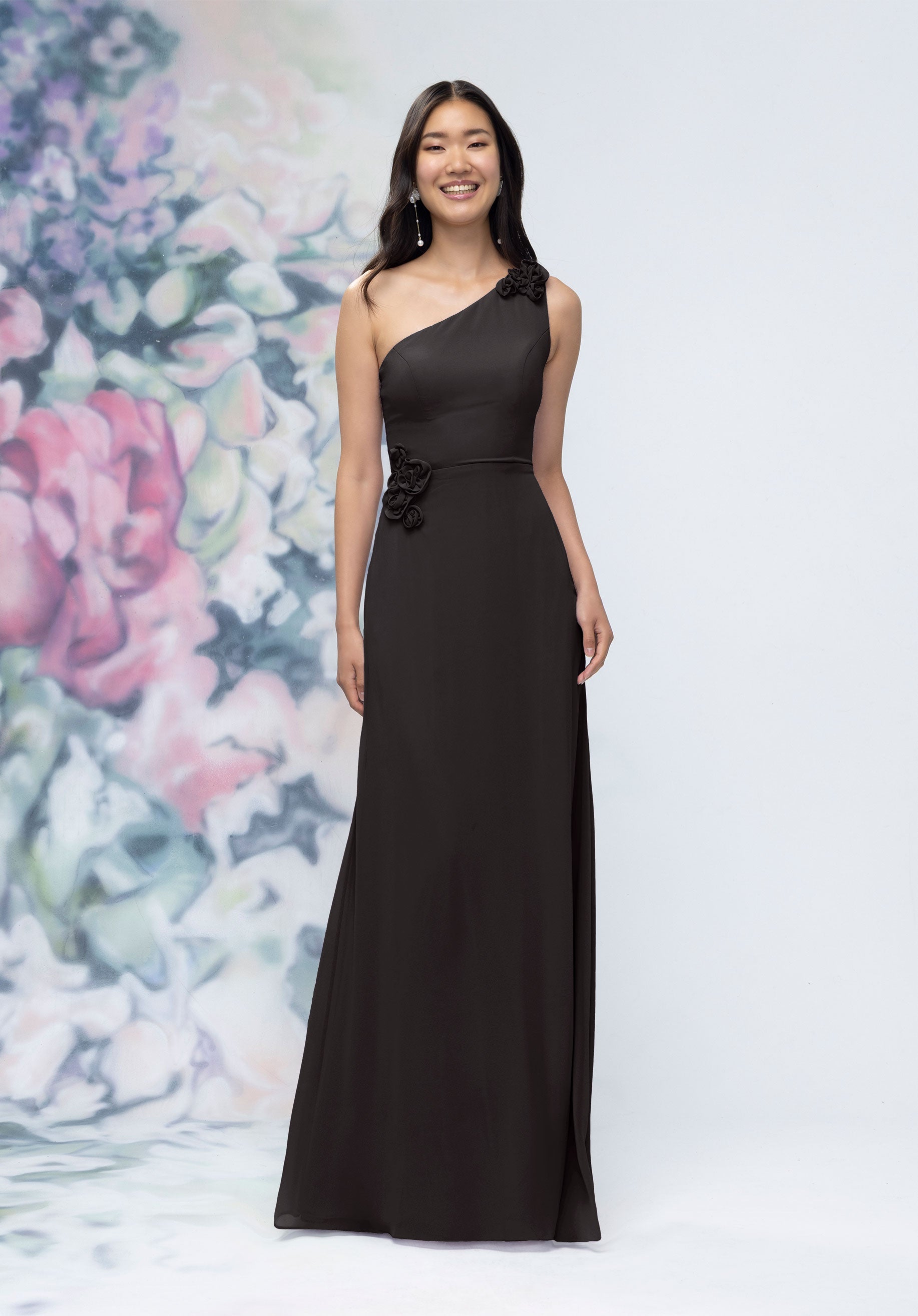 morilee-one-shoulder-chiffon-brautjungfernkleid-mit-3d-blumen image 7