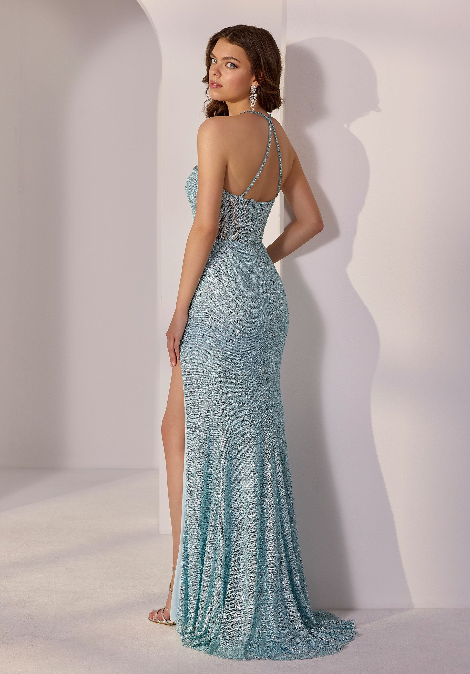 morilee-pailletten-partykleid-sheath-mit-sweetheart-keyhole image 4
