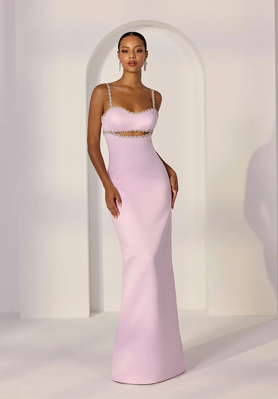 morilee-sheath-party-etui-partykleid-kristall-cut-out image 1