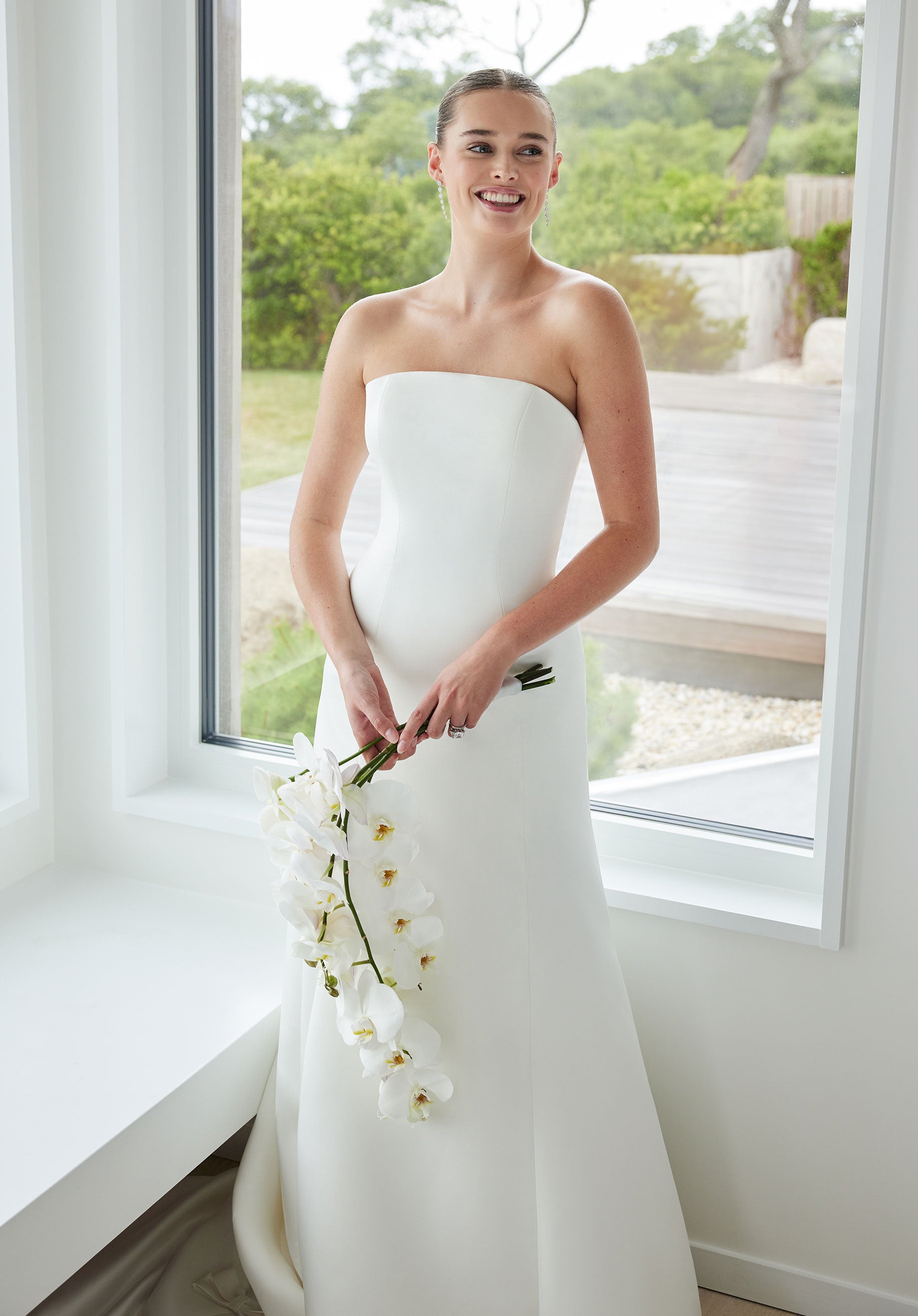 morilee-susanna-brautkleid-fit-and-flare-satin-mit-schleifenr-cken image 5