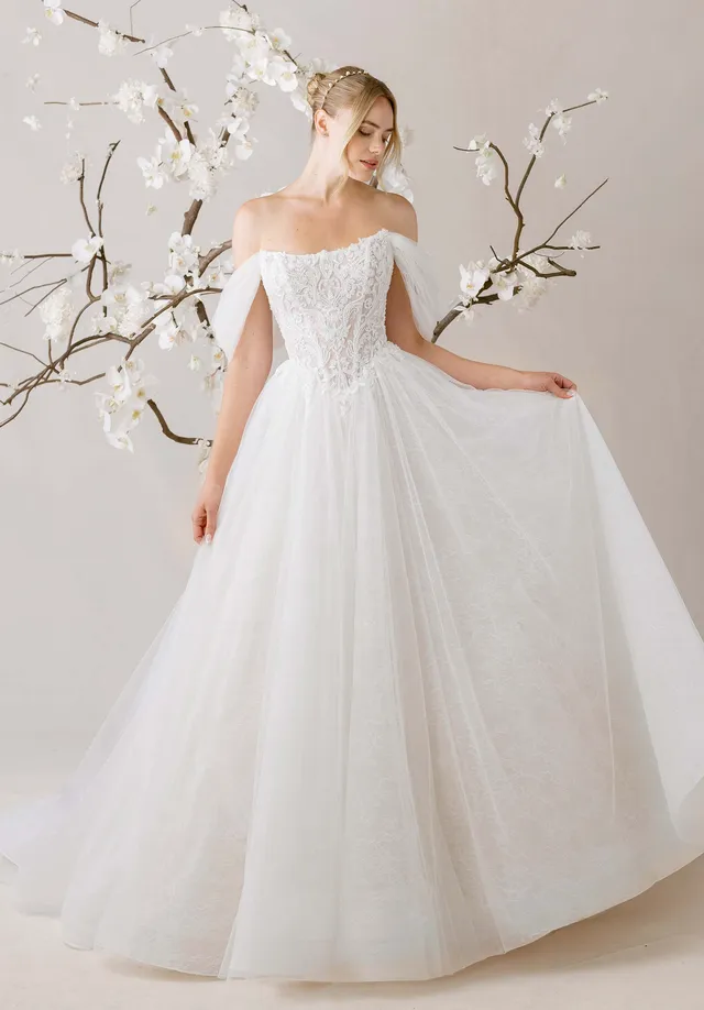 morilee-no-mi-brautkleid-ballkleid-mit-abnehmbaren-t-ll-rmeln image 1