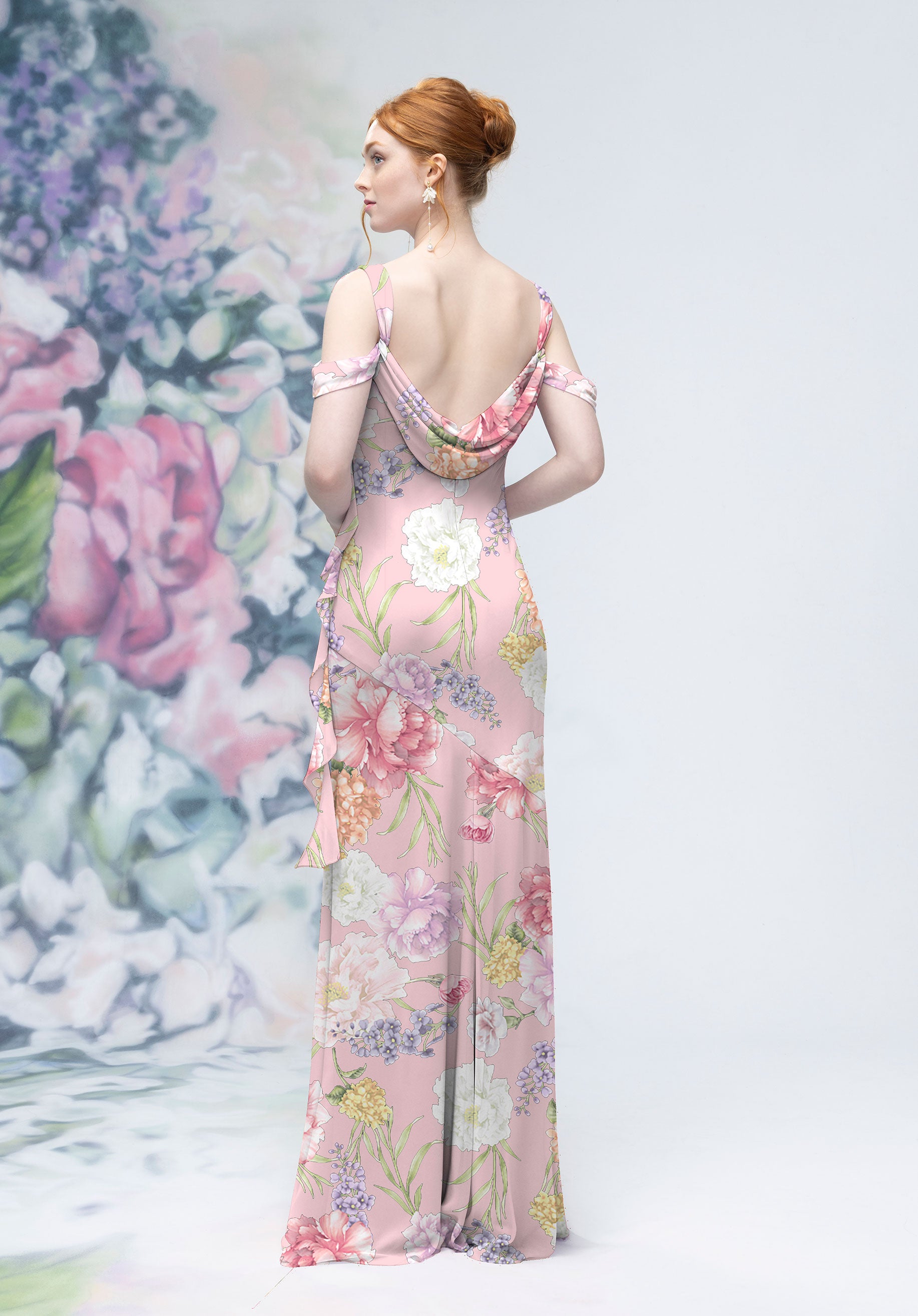 morilee-brautjungfernkleid-floral-printed-bias-cut-cowl-mit-r-schen image 2