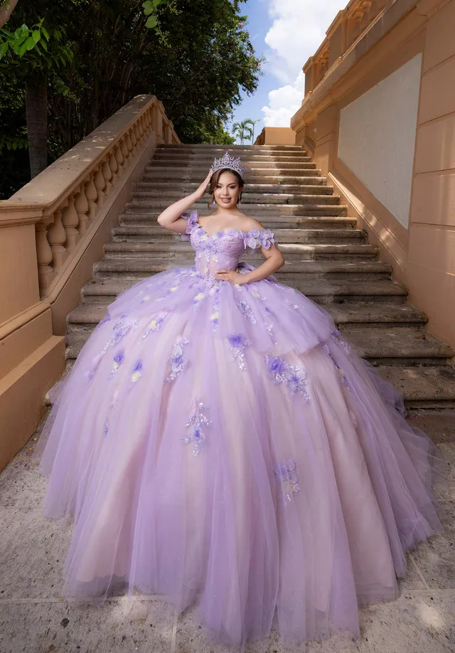 morilee-vizcaya-berenice-quincea-era-ballkleid-mit-schmetterlingen-und-schleife image 1