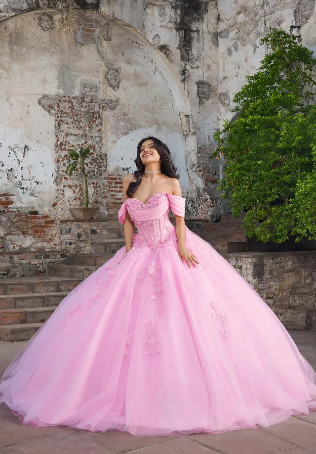 morilee-alicia-quincea-era-kleid-sweetheart-glitzer-t-ll-ballkleid image 1