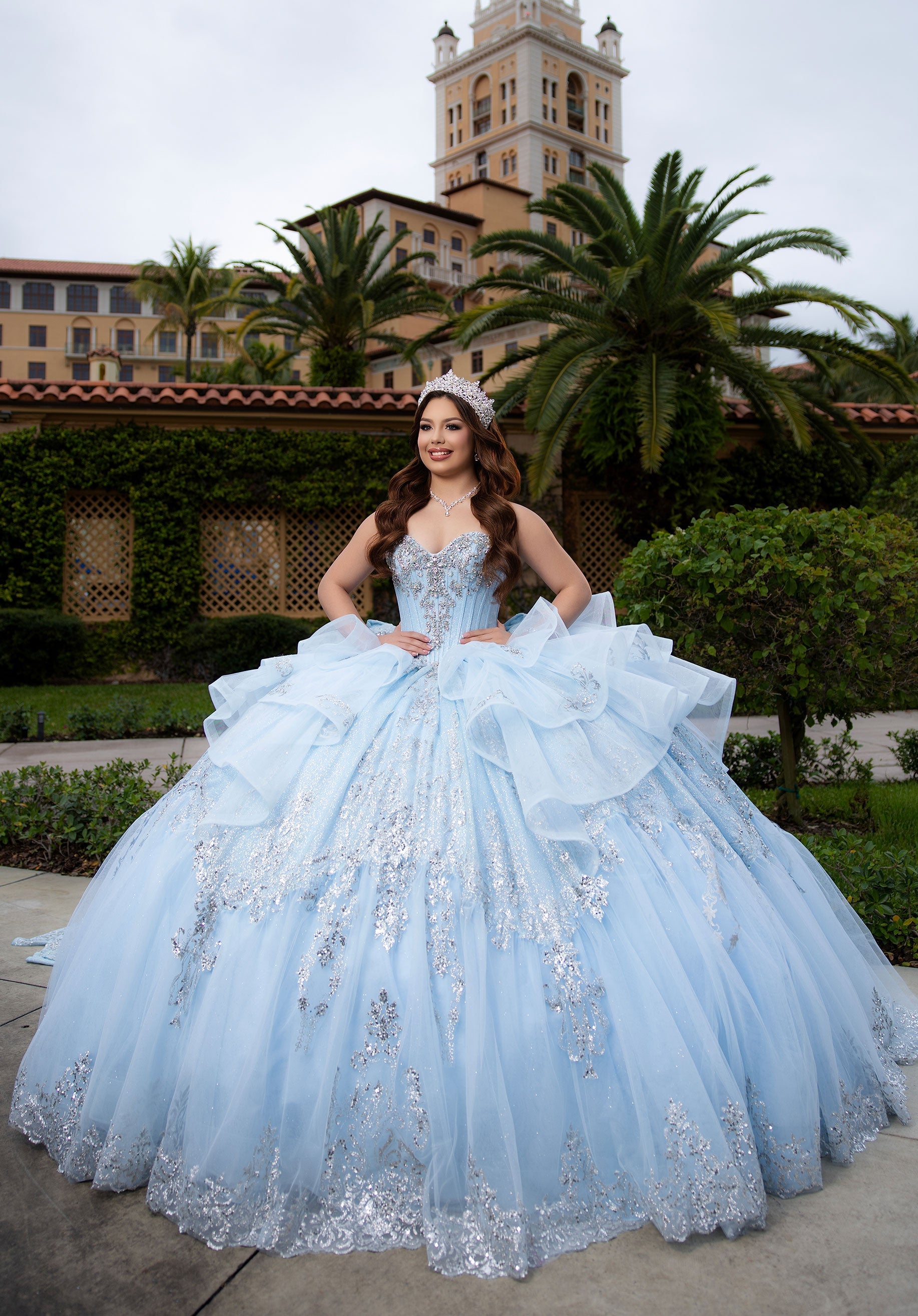 morilee-vizcaya-corine-quincea-era-kleid-t-ll-ballkleid-mit-bolero image 3