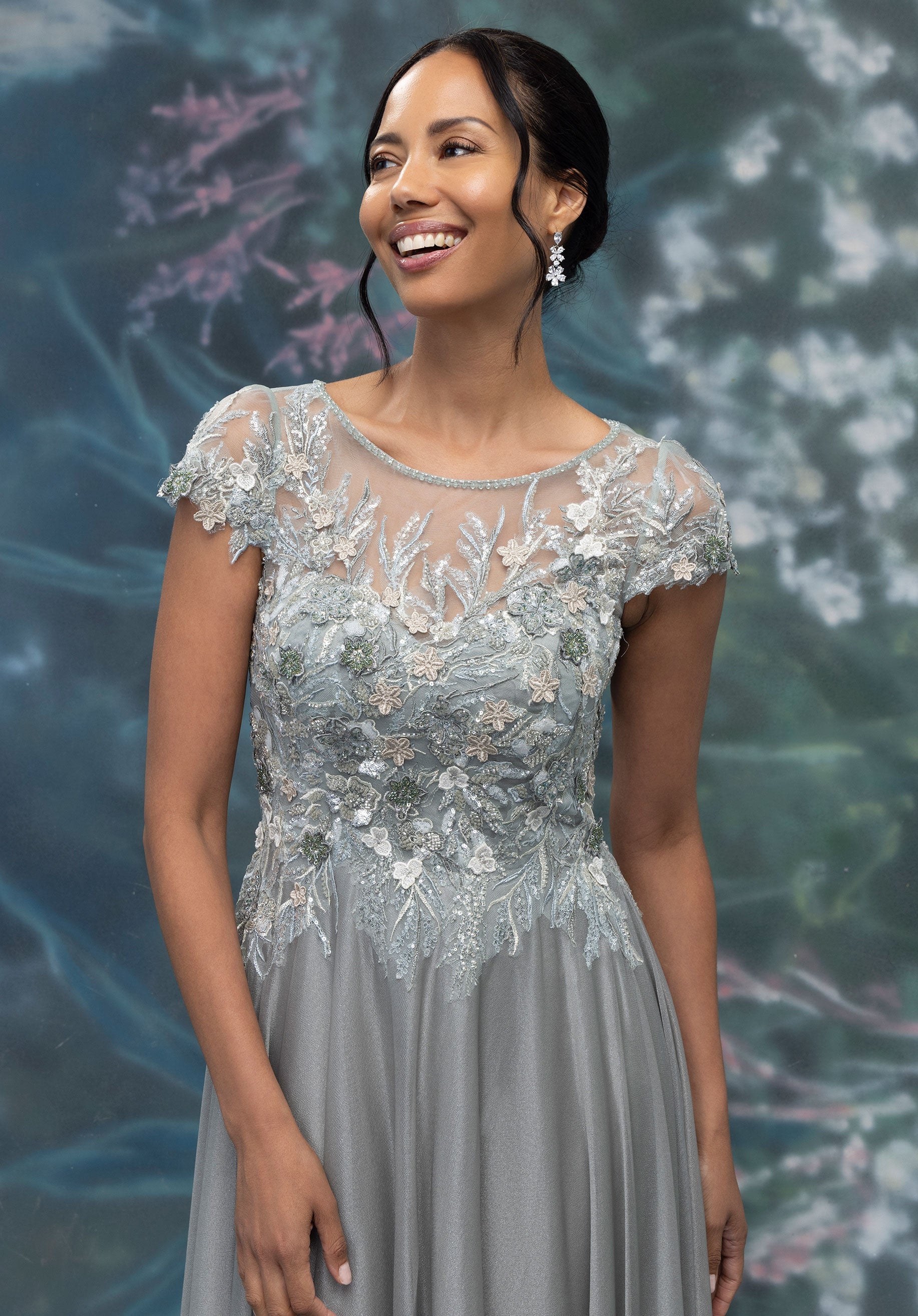 morilee-3d-floral-crystal-shimmer-chiffon-abendkleid-a-linie image 5