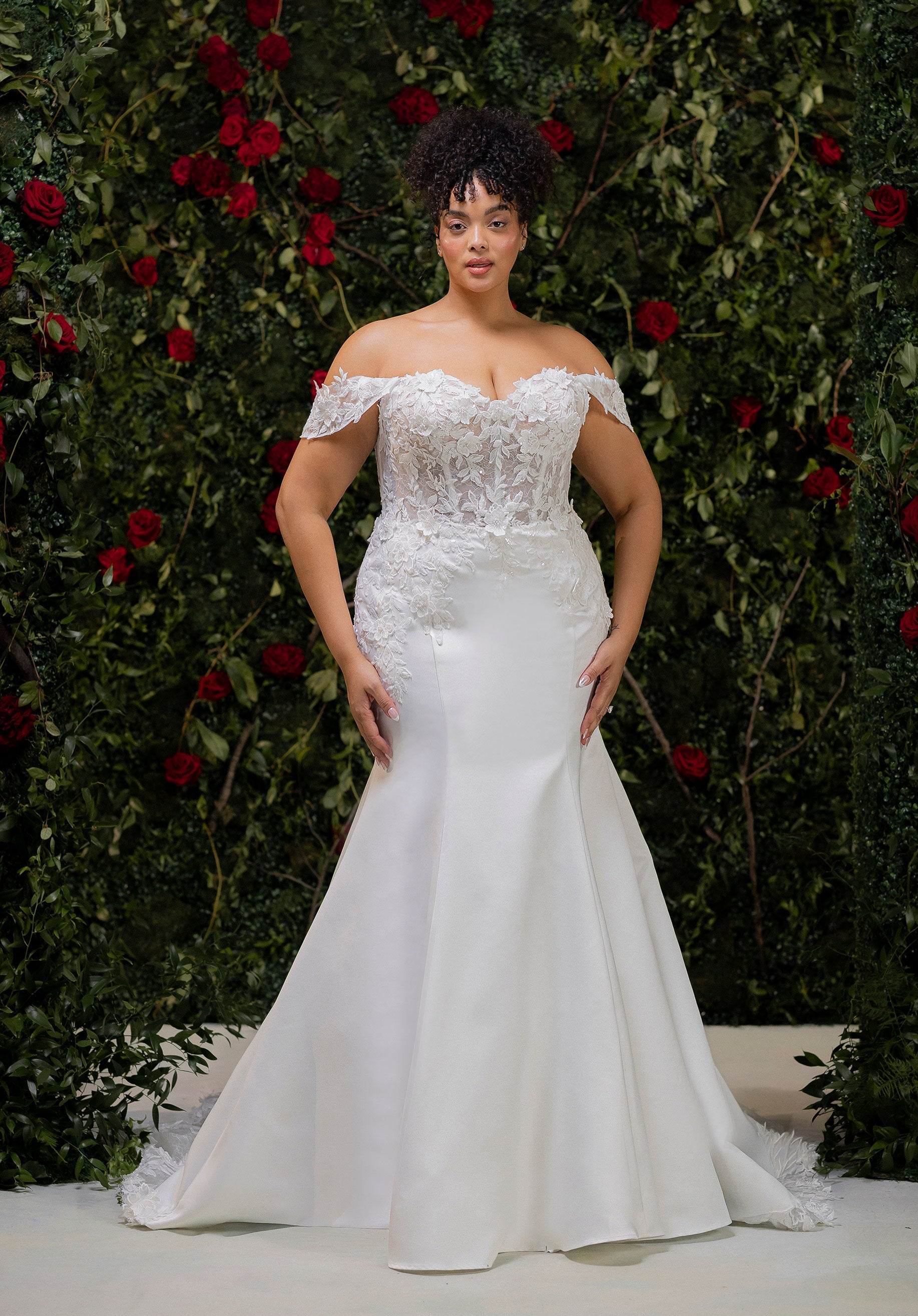 morilee-trixie-brautkleid-fit-flare-spitze-satin image 1