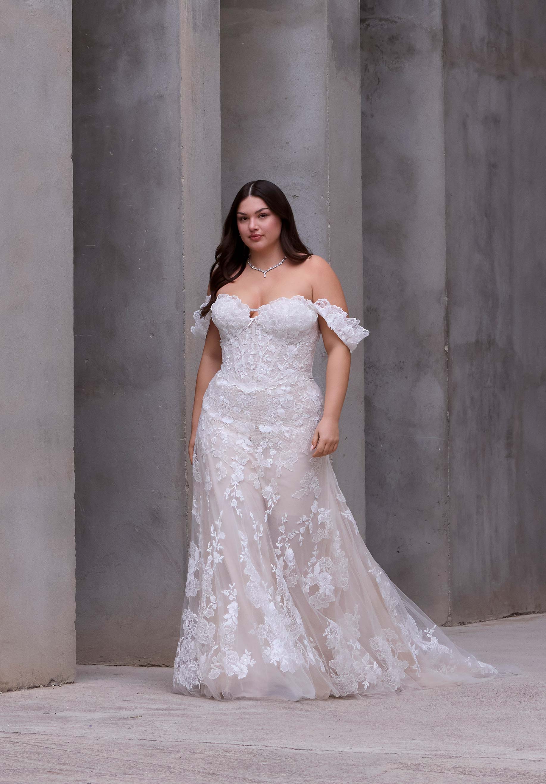 morilee-livia-brautkleid-a-linie-t-ll-mit-rmeln image 5