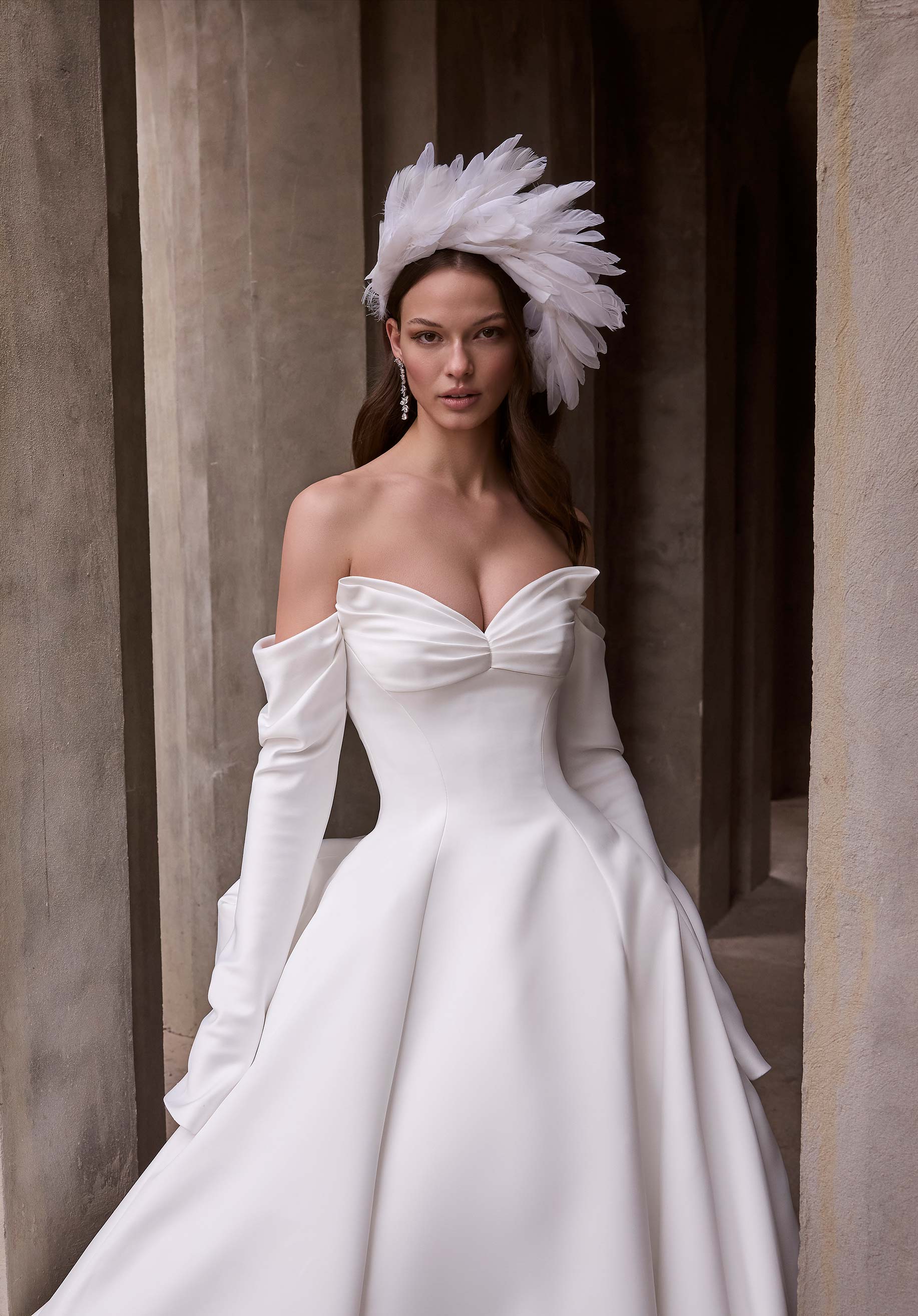 morilee-arete-duchess-satin-ballkleid-brautkleid image 2