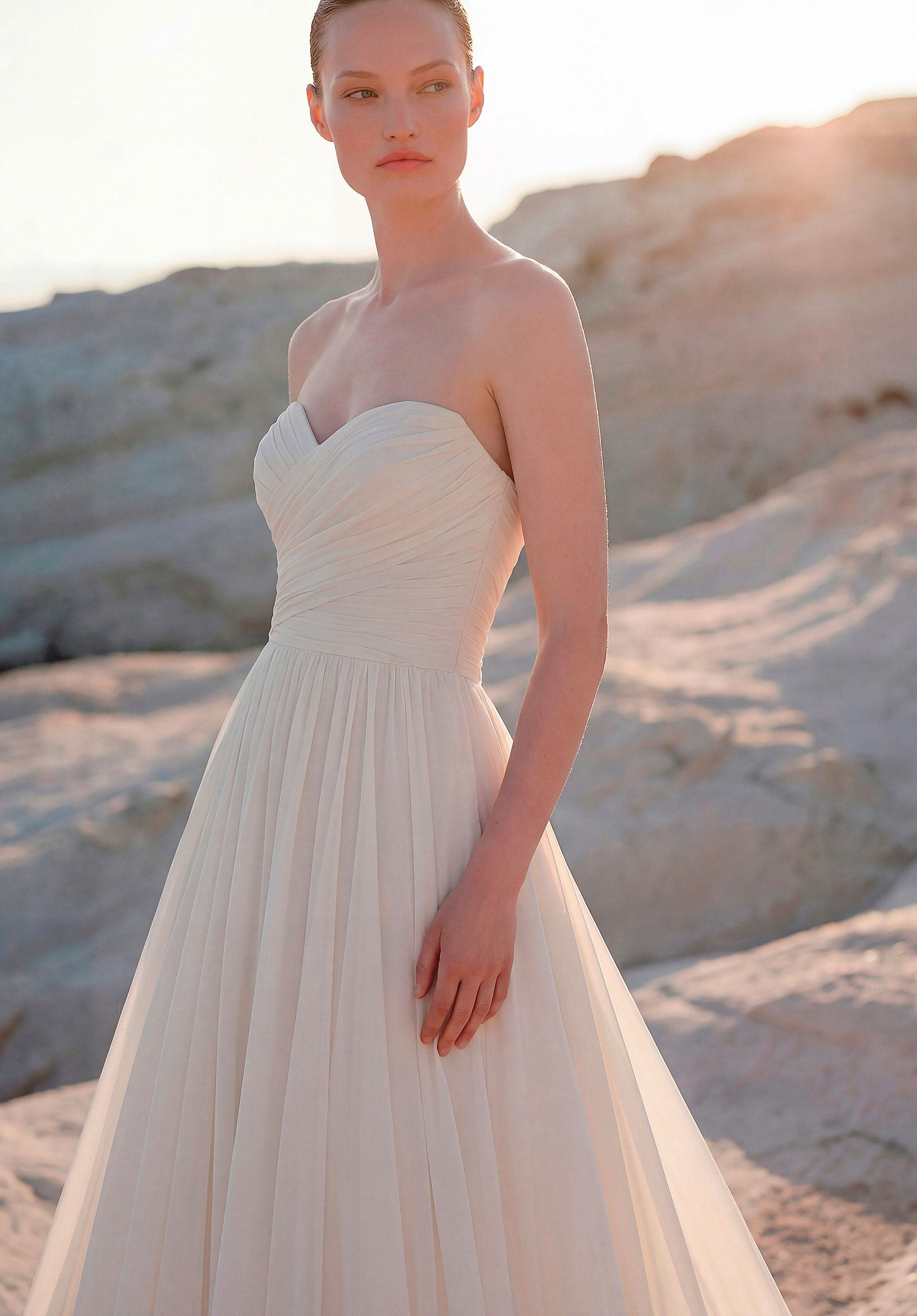 morilee-tate-brautkleid-a-linie-aus-organza-mit-drapiertem-surplice-oberteil image 7