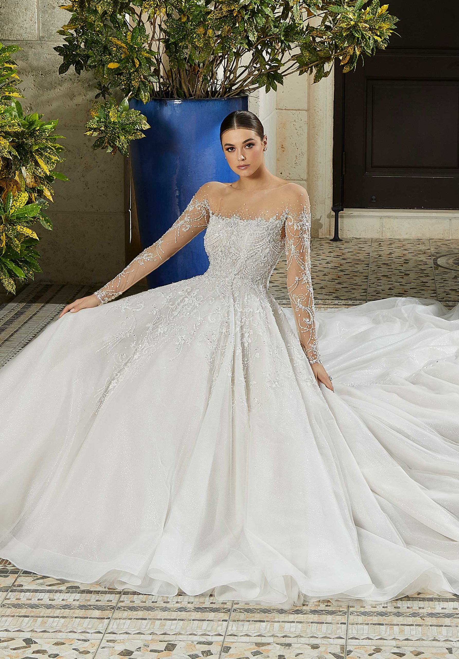 morilee-fantasia-brautkleid-ballkleid-glitzer-ivory image 3