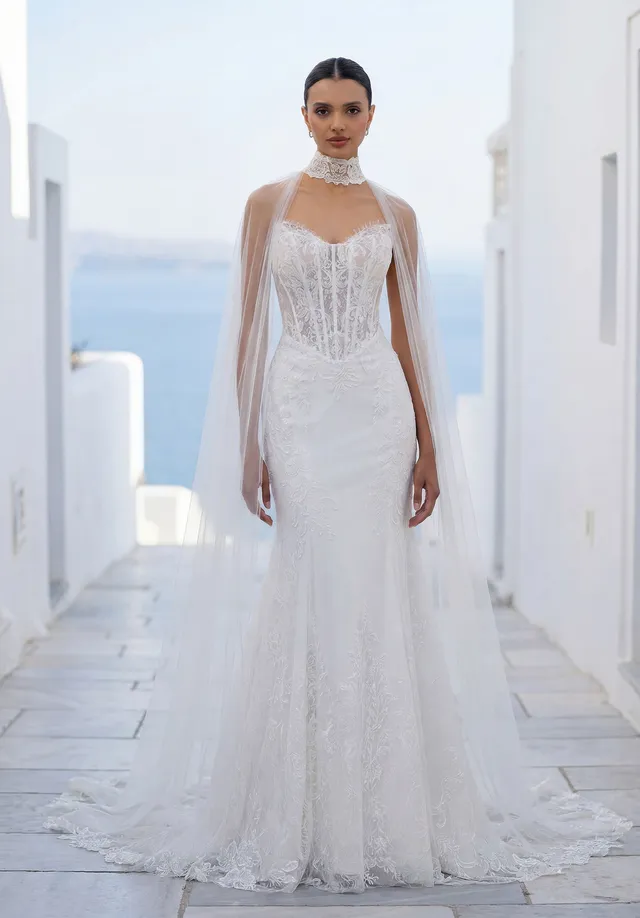 morilee-trianne-mermaid-brautkleid-crepe image 1