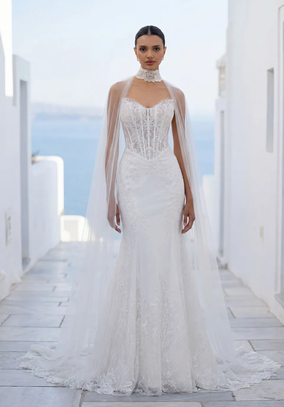 morilee-trianne-mermaid-brautkleid-crepe image 1