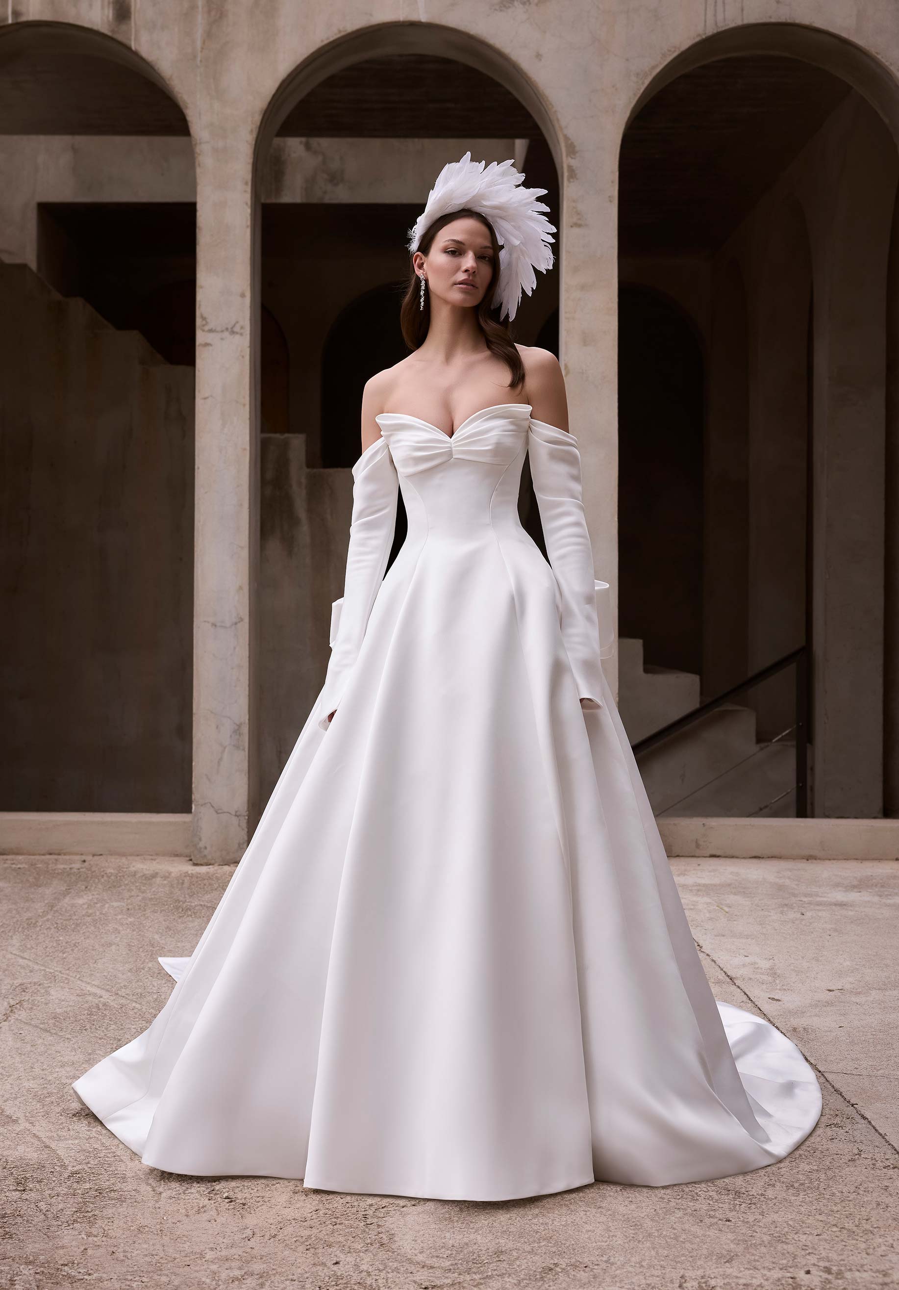morilee-arete-duchess-satin-ballkleid-brautkleid image 1