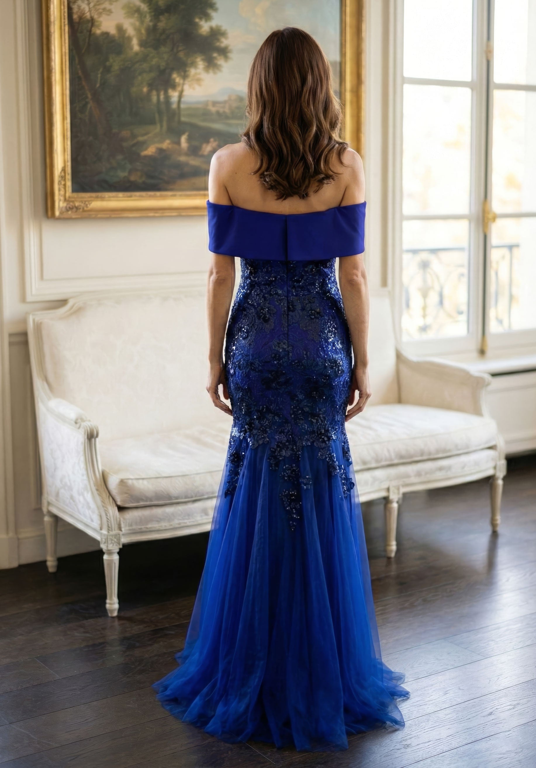 morilee-straight-neck-t-ll-mermaid-abendkleid-mit-perlen-spitze image 3