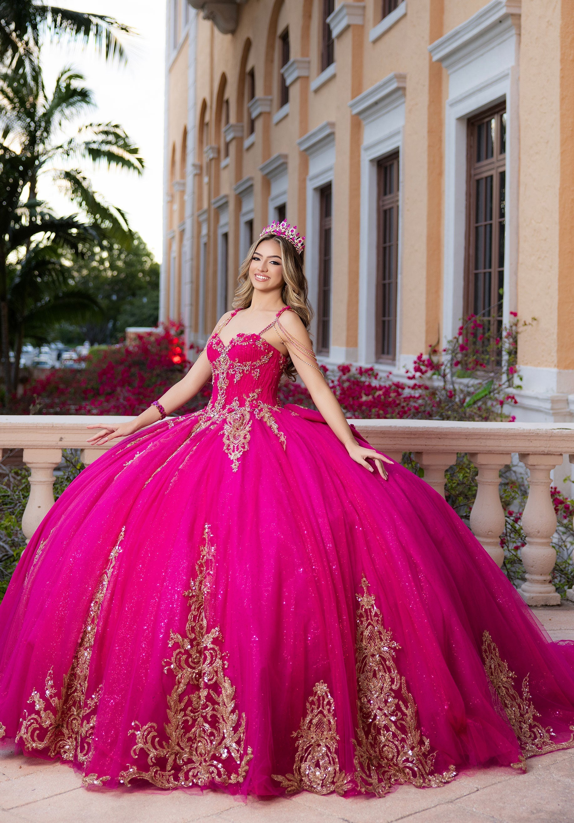 morilee-cecilia-quincea-era-ballkleid-glitzer-t-ll image 1