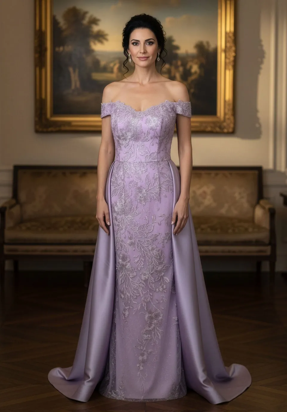 morilee-sweetheart-abendkleid-spitze-mit-abnehmbarem-mikado-berrock image 1