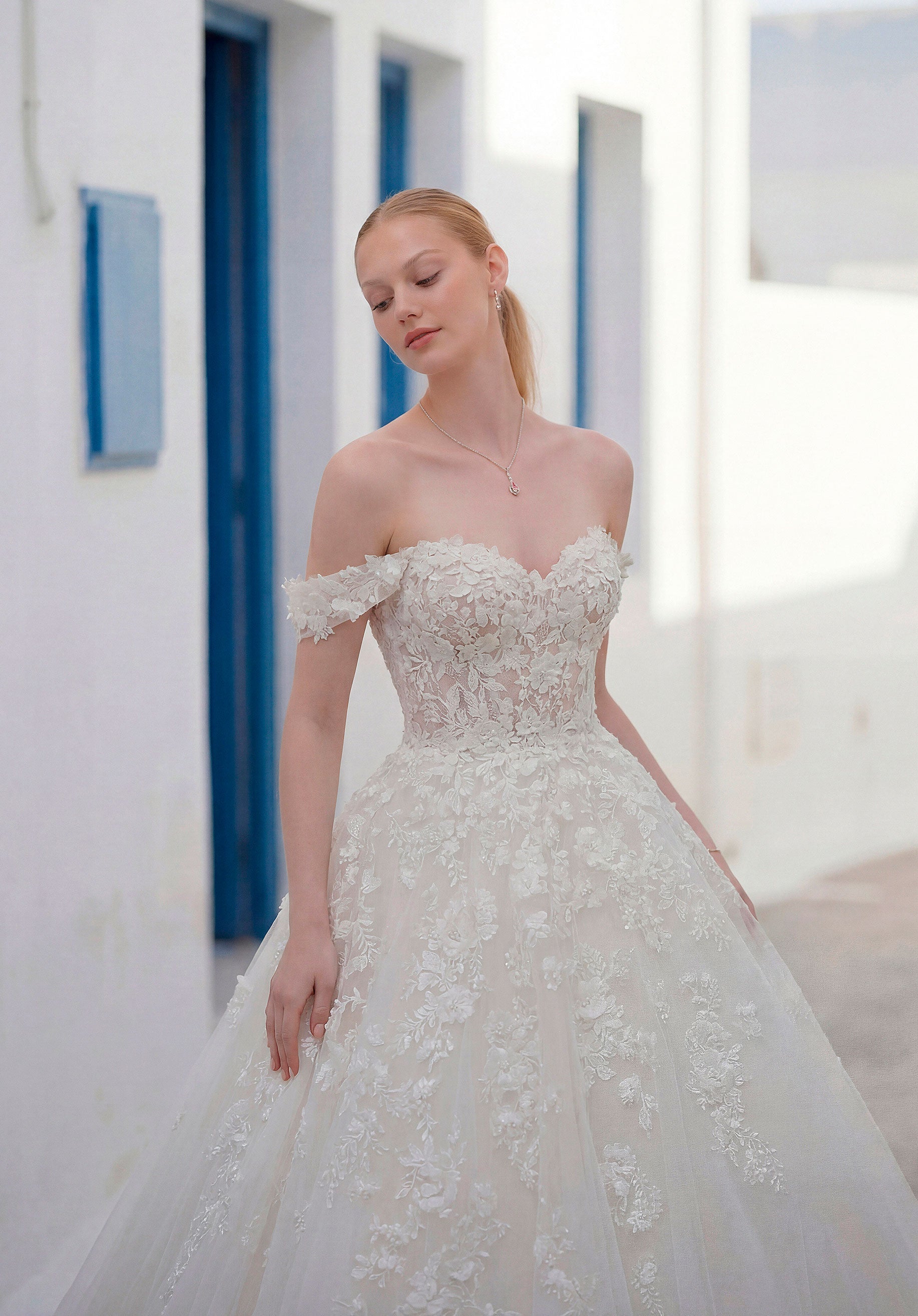 morilee-telah-brautkleid-t-ll-prinzessin-mit-bl-ten-spitze image 2