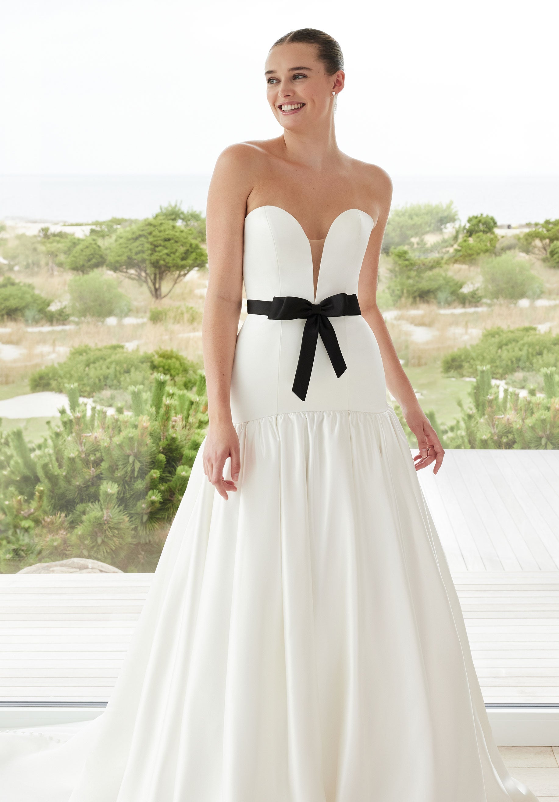 morilee-simone-brautkleid-ballgown-mit-schleife image 3