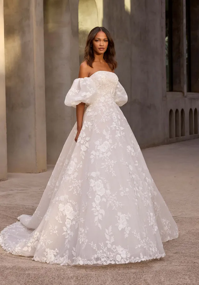 morilee-callyso-brautkleid-tr-gerlose-t-ll-ballkleid-in-ivory-champagne-porcelai image 1