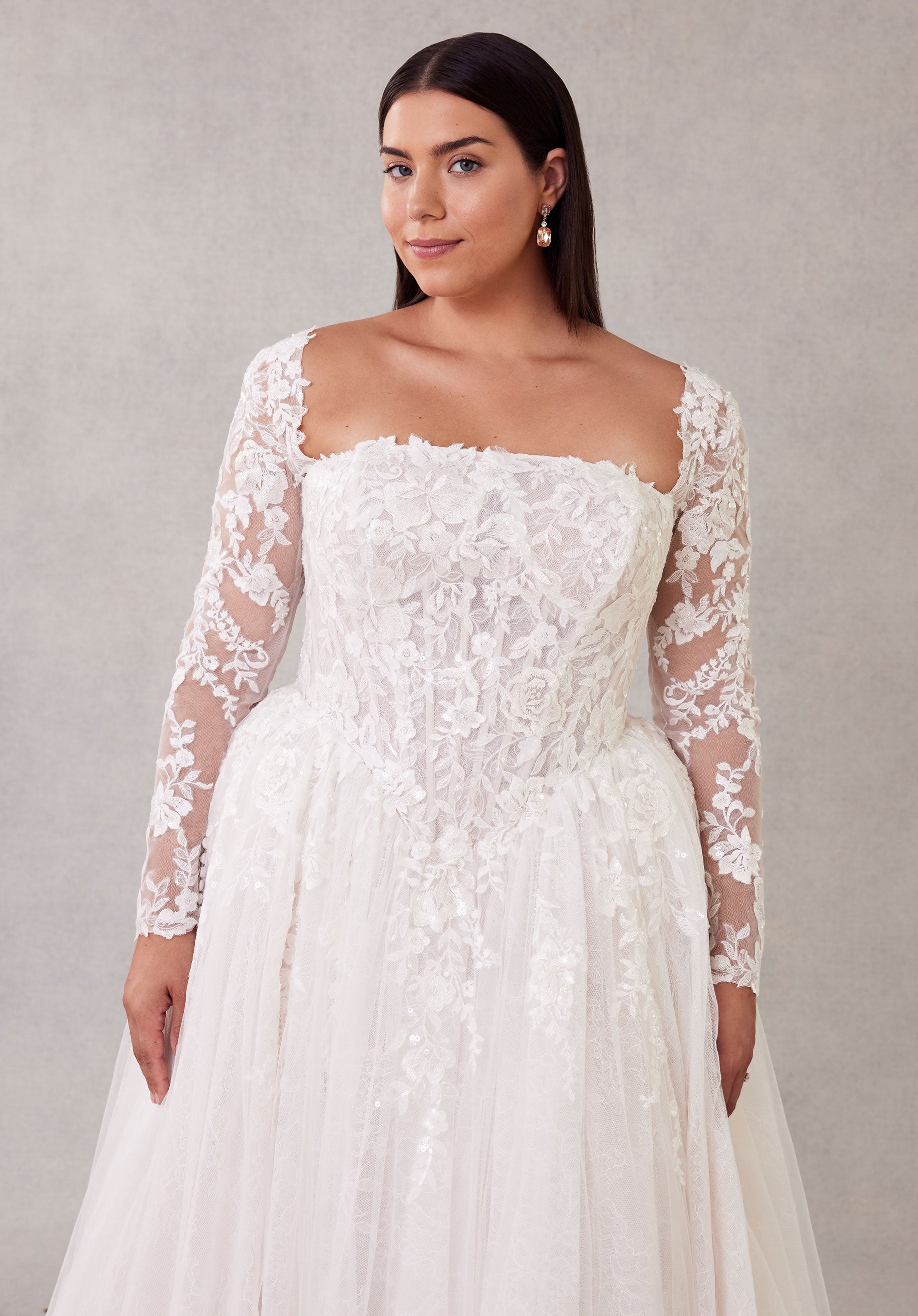 morilee-sola-brautkleid-ballkleid-mit-abnehmbaren-rmeln image 3