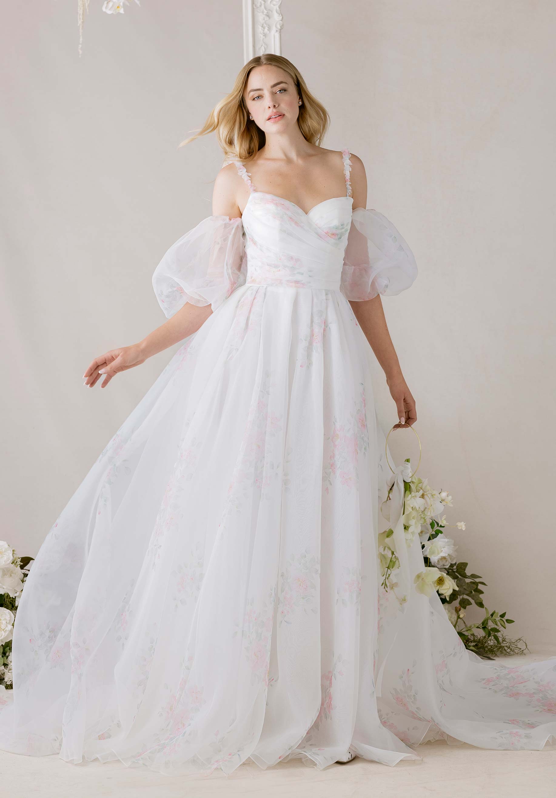 morilee-jet-brautkleid-a-linie-ballkleid-3d-blumen-organza image 1