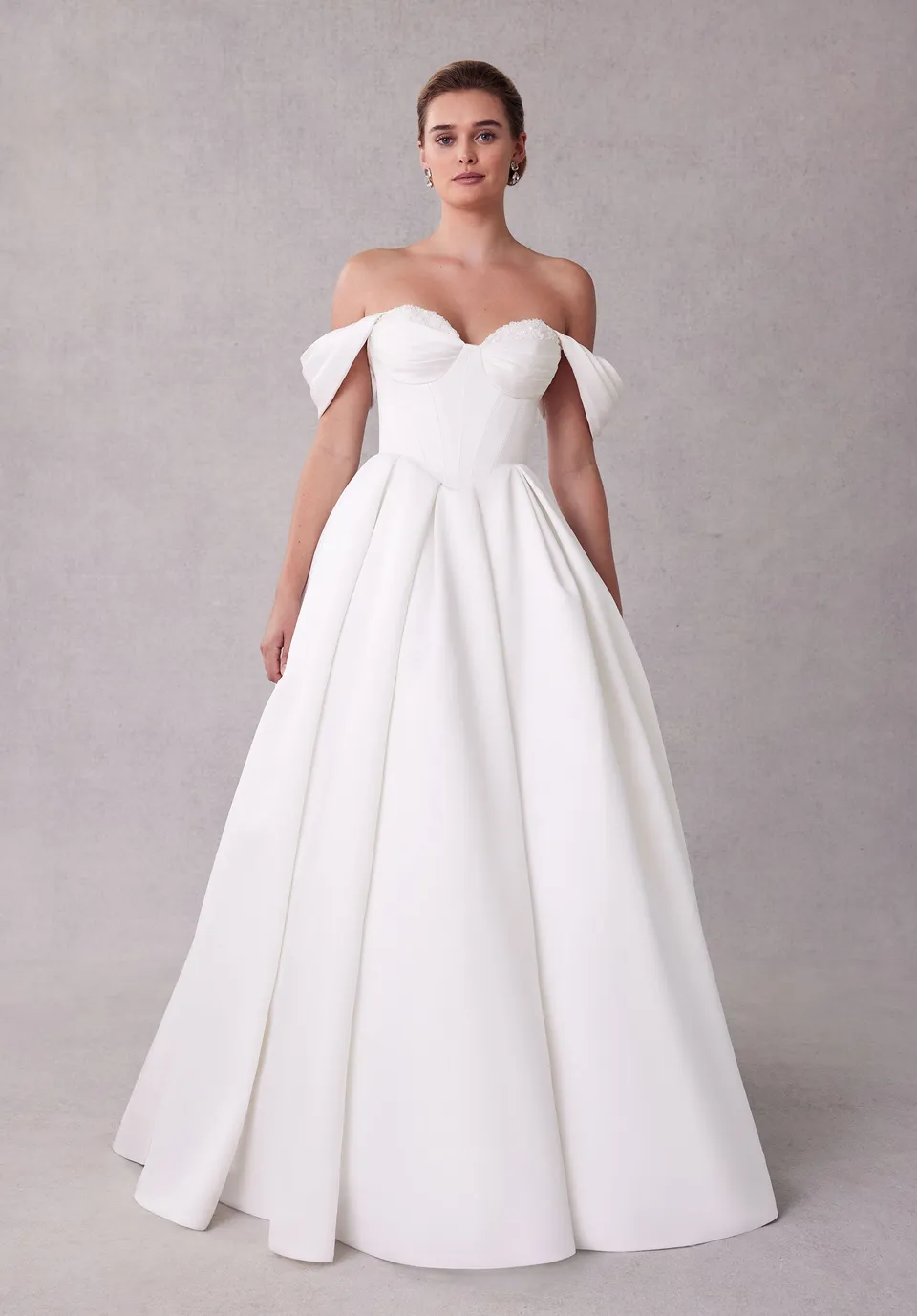 morilee-sofina-brautkleid-ballkleid-satin-korsett image 1