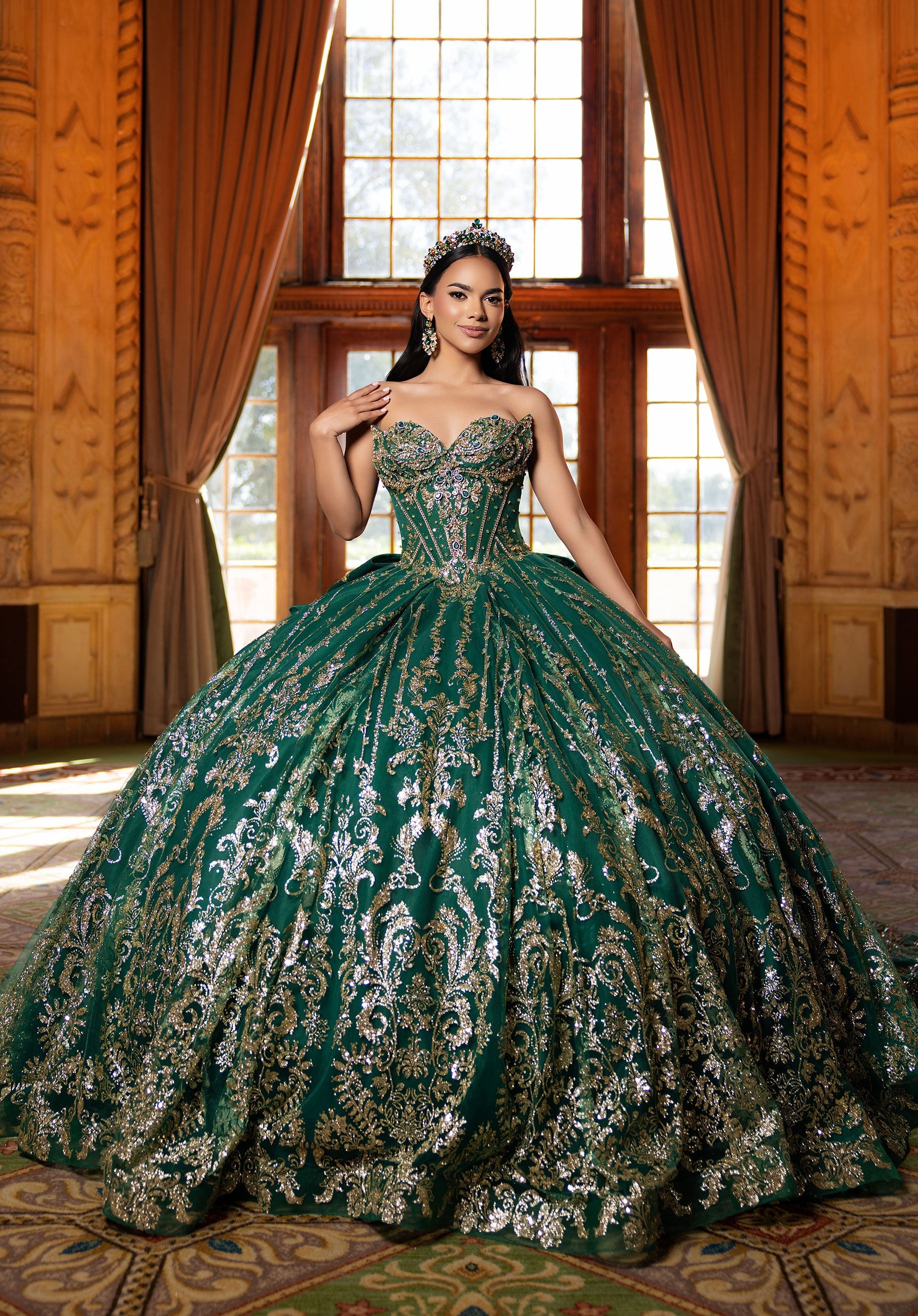 morilee-cynthia-quincea-era-kleid-mit-glitzer-t-llrock image 3