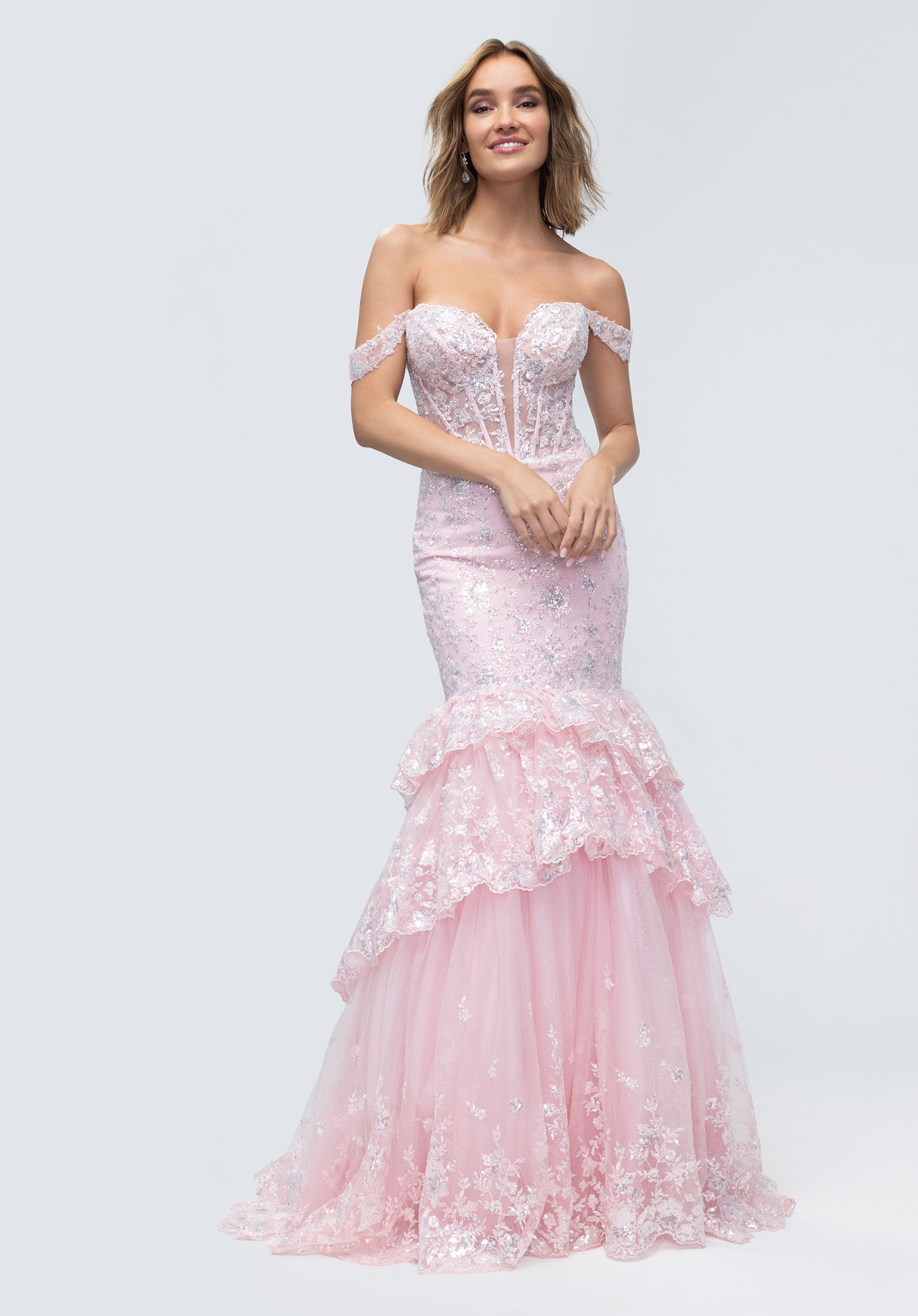 morilee-mermaid-partykleid-sweetheart-glitzer-t-ll image 3