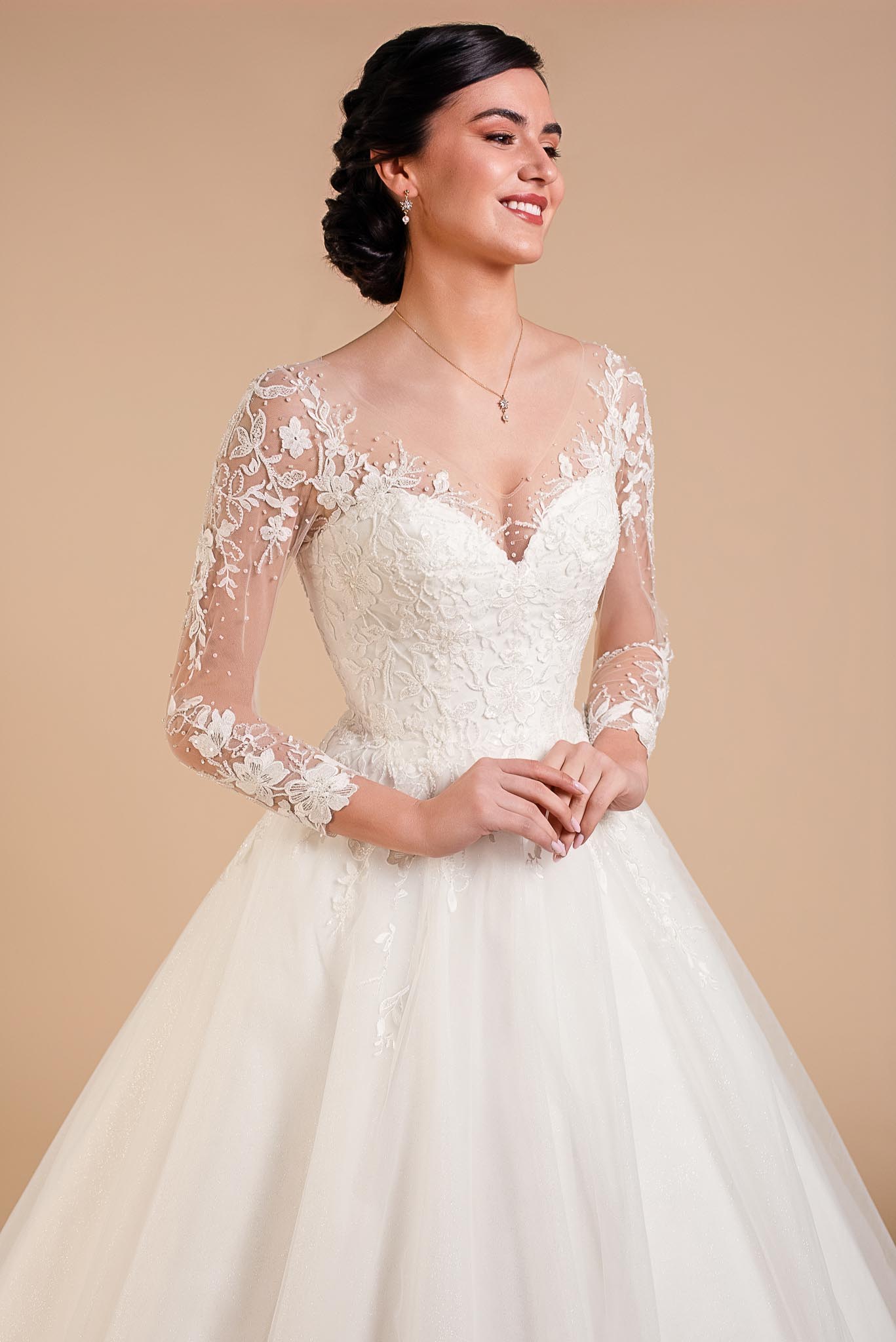 eglantine-izara-brautkleid-in-ivoire-und-wei-gr-34-70 image 2