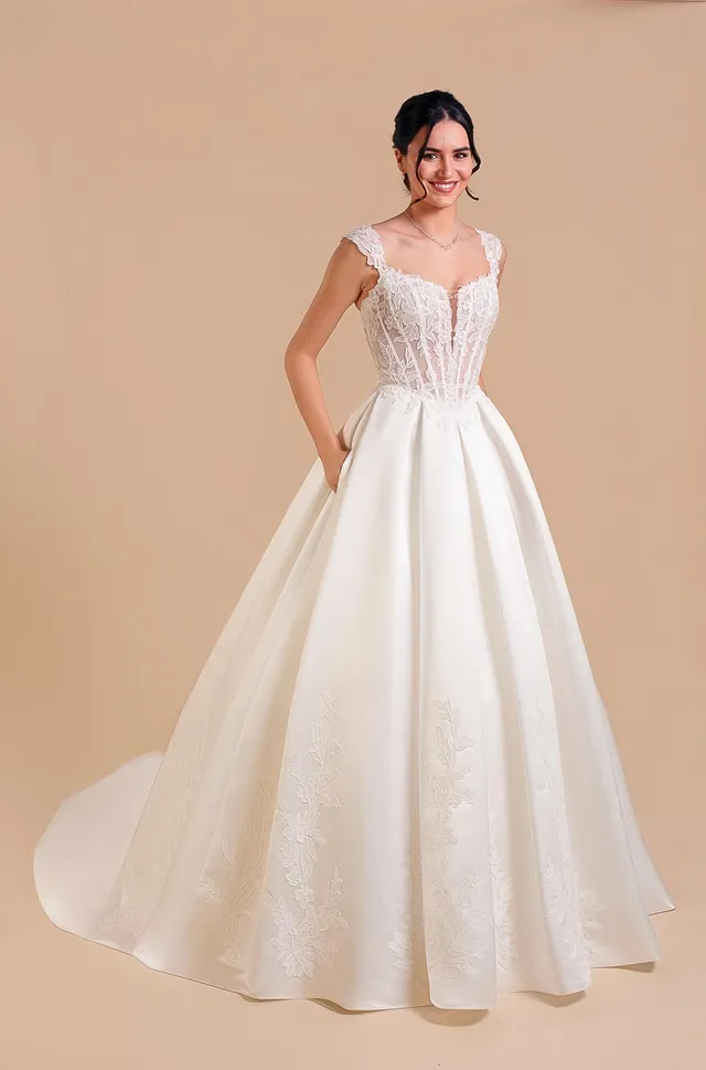 eglantine-idylle-brautkleid-in-ivoire-gr-en-34-68 image 1