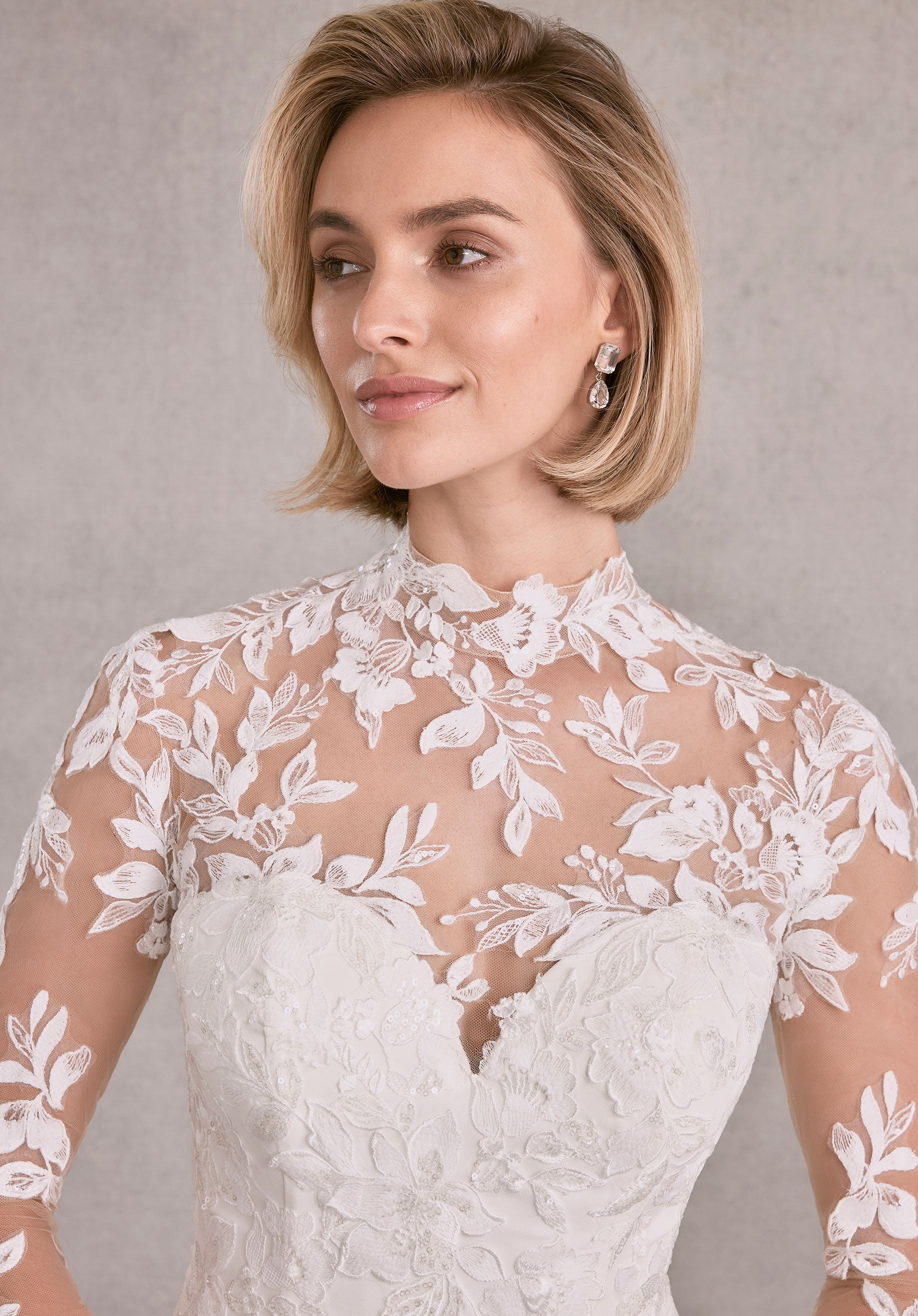 morilee-savina-brautkleid-fit-flare-wildflower-mit-illusions-ausschnitt image 2
