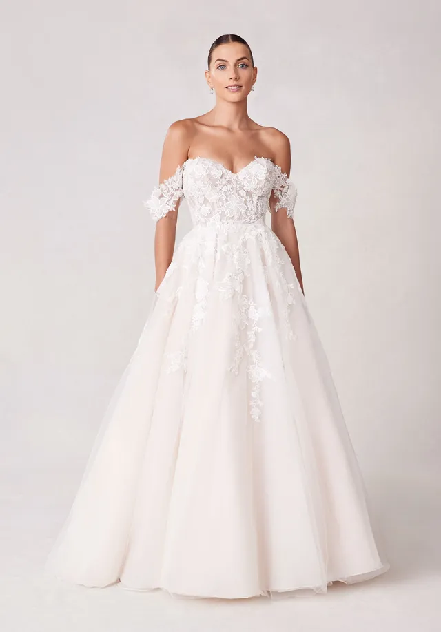 morilee-saoirse-brautkleid-ballkleid-mit-abnehmbaren-rmeln-wildflower-collection image 1