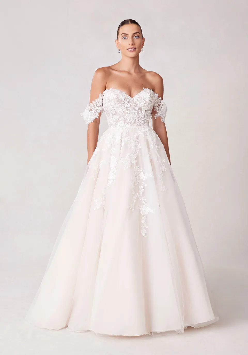 morilee-saoirse-brautkleid-ballkleid-mit-abnehmbaren-rmeln-wildflower-collection image 1