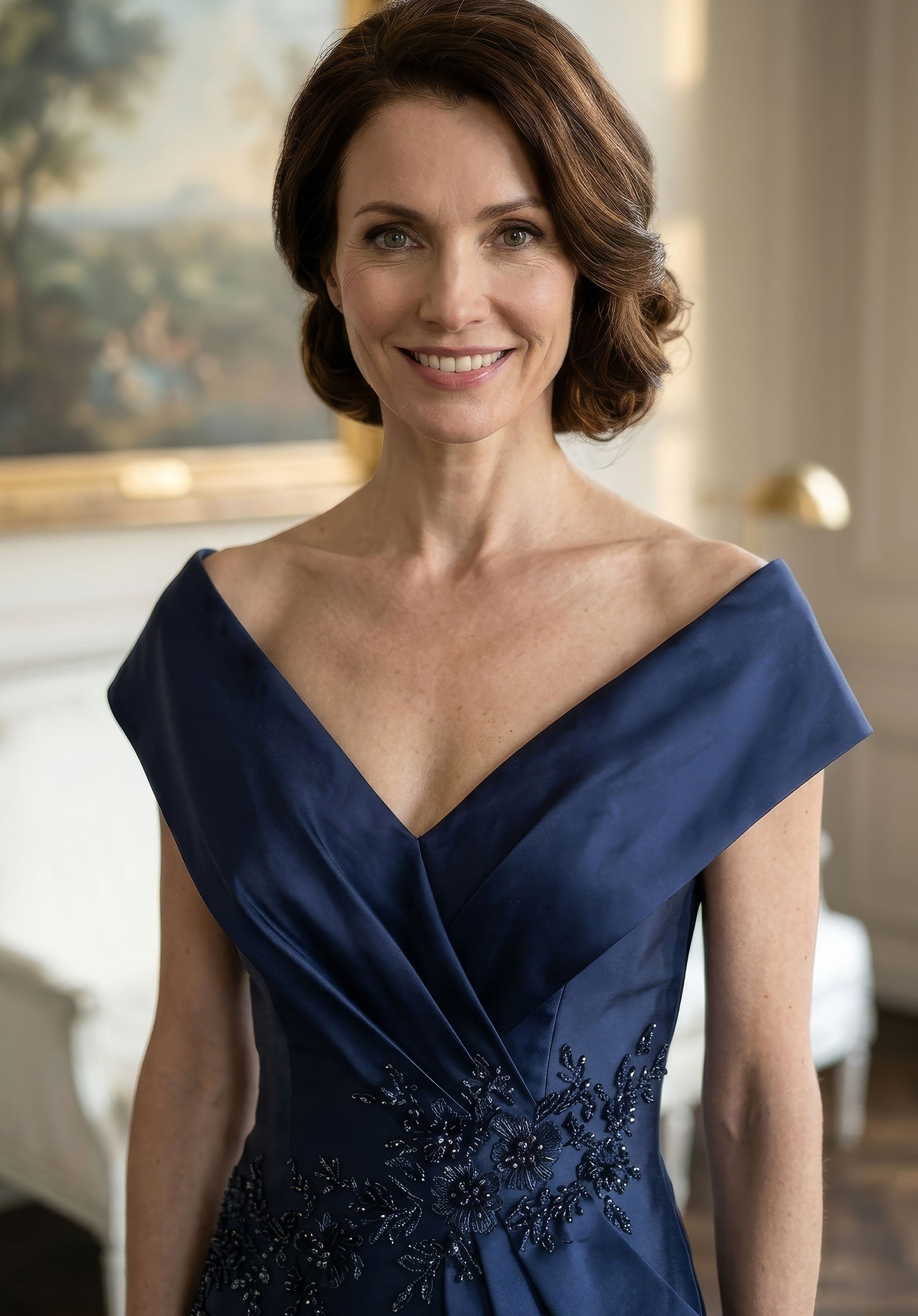 morilee-v-neck-mikado-meerjungfrauen-abendkleid-mit-plissee image 5