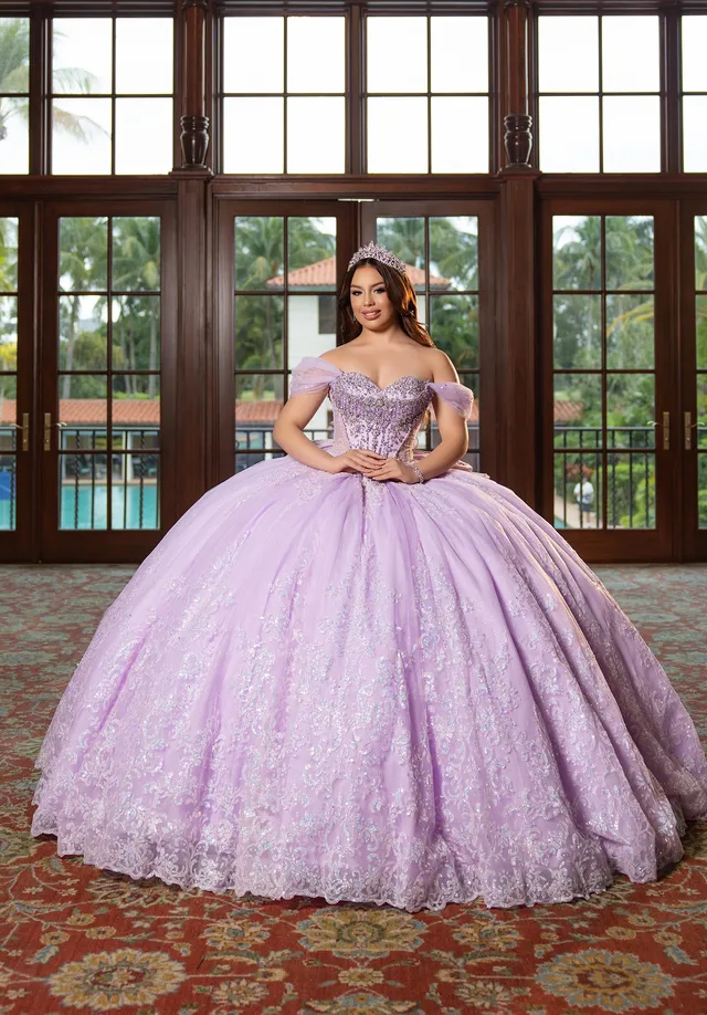 morilee-vizcaya-blossom-quincea-era-ballkleid-glitzer-t-ll image 1