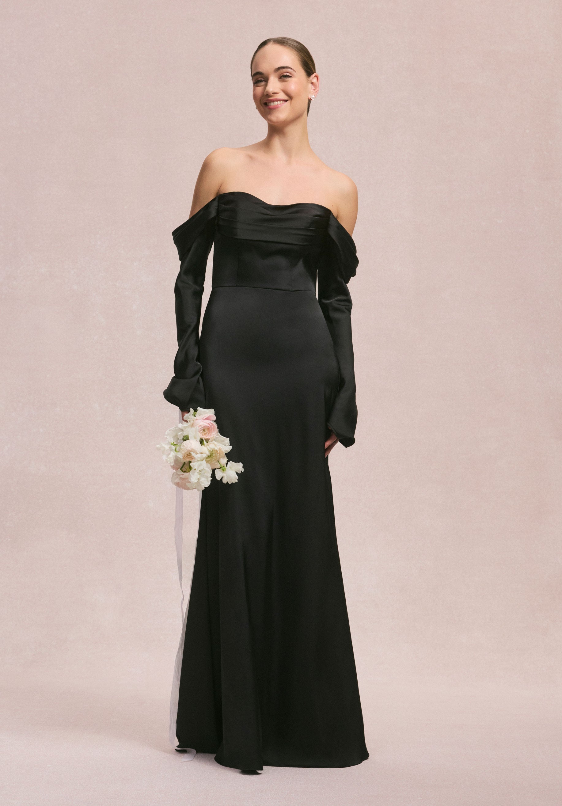 morilee-brautjungfernkleid-aus-luxe-satin-mit-abnehmbaren-rmeln image 1
