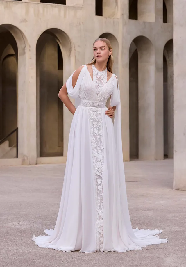 morilee-galene-brautkleid-a-linie-chiffon-ivory-honey image 1