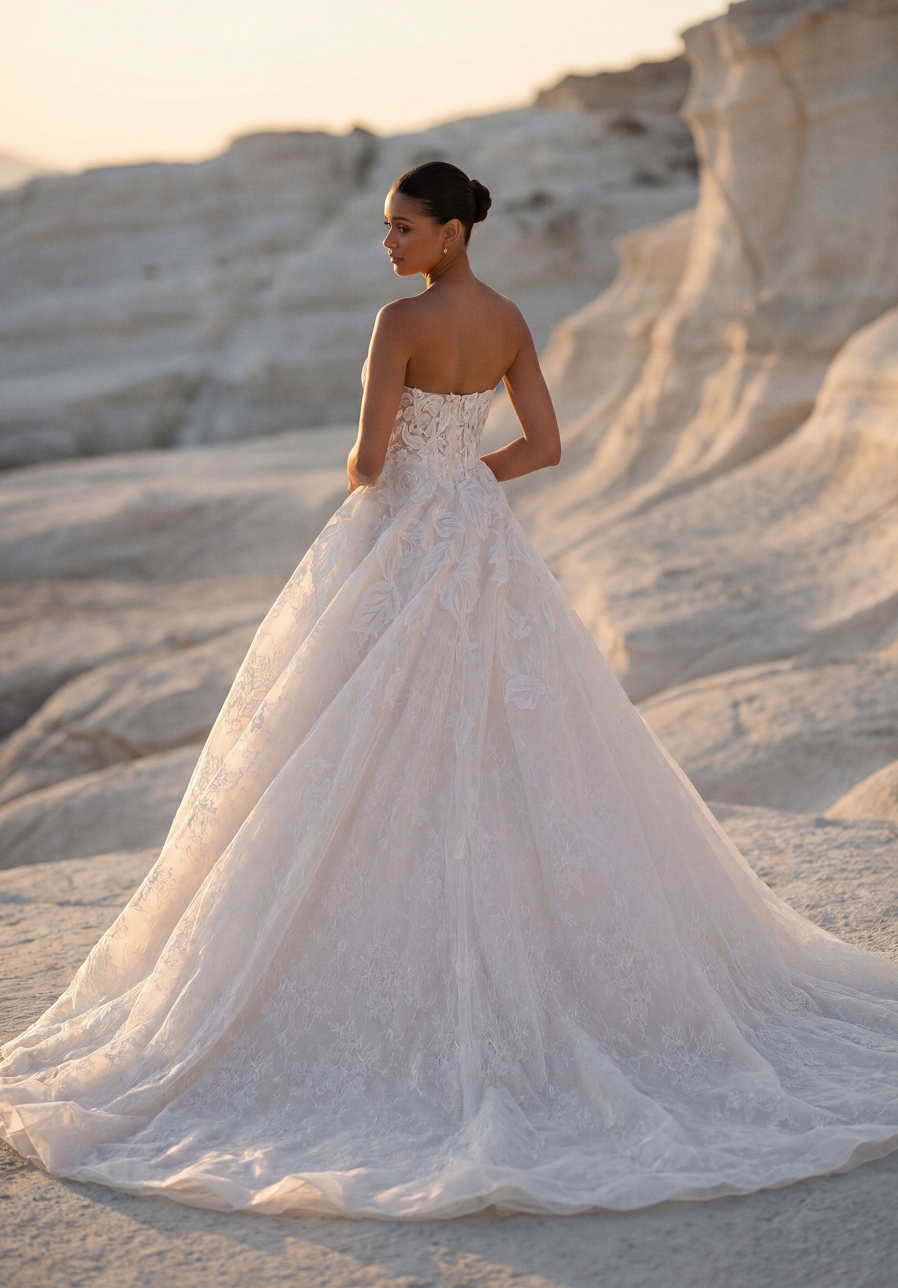 morilee-tiarra-brautkleid-ballkleid-mit-cat-eye-ausschnitt-und-rosen-stickerei image 3